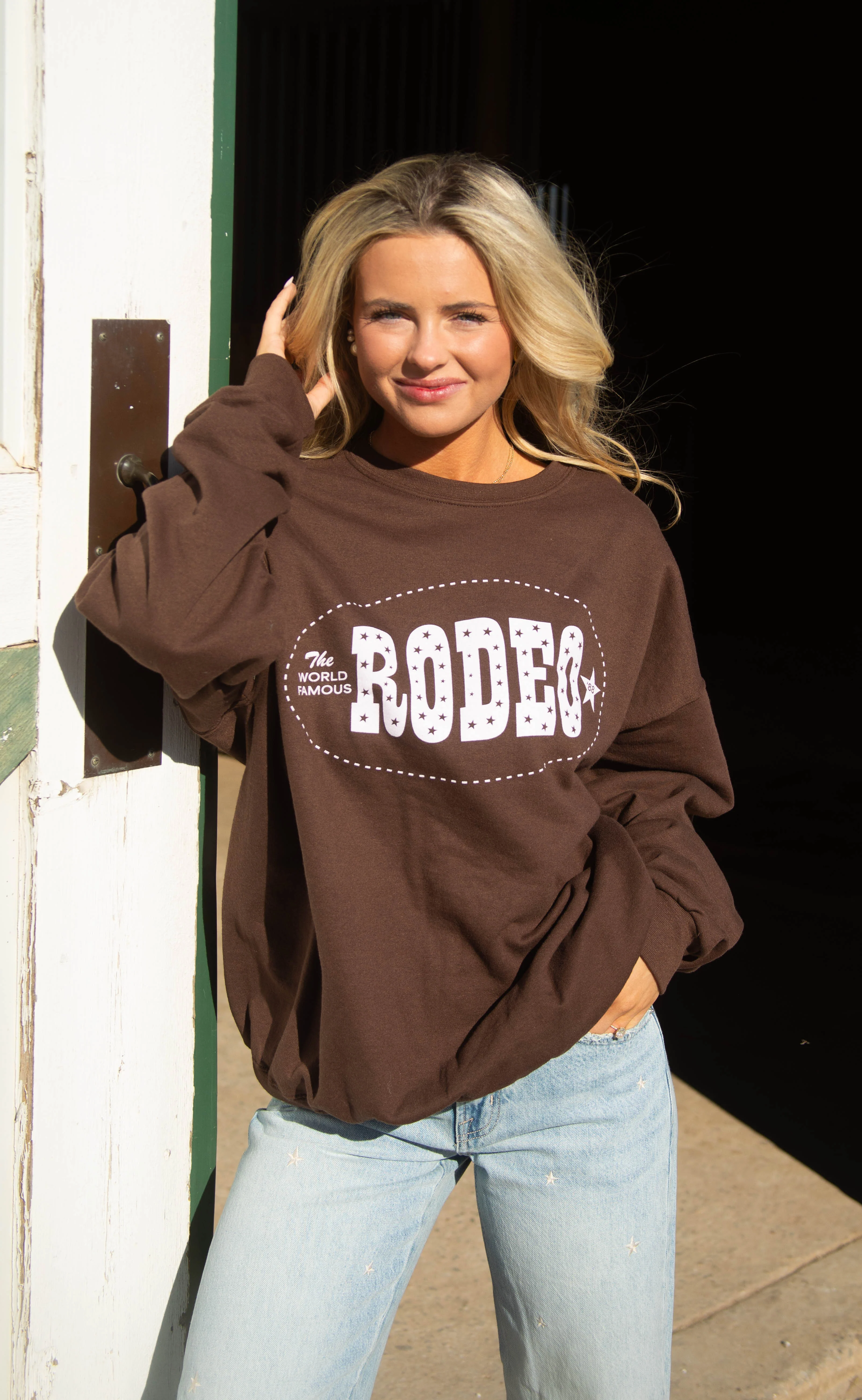 charlie southern: world famous rodeo sweatshirt - Image 2