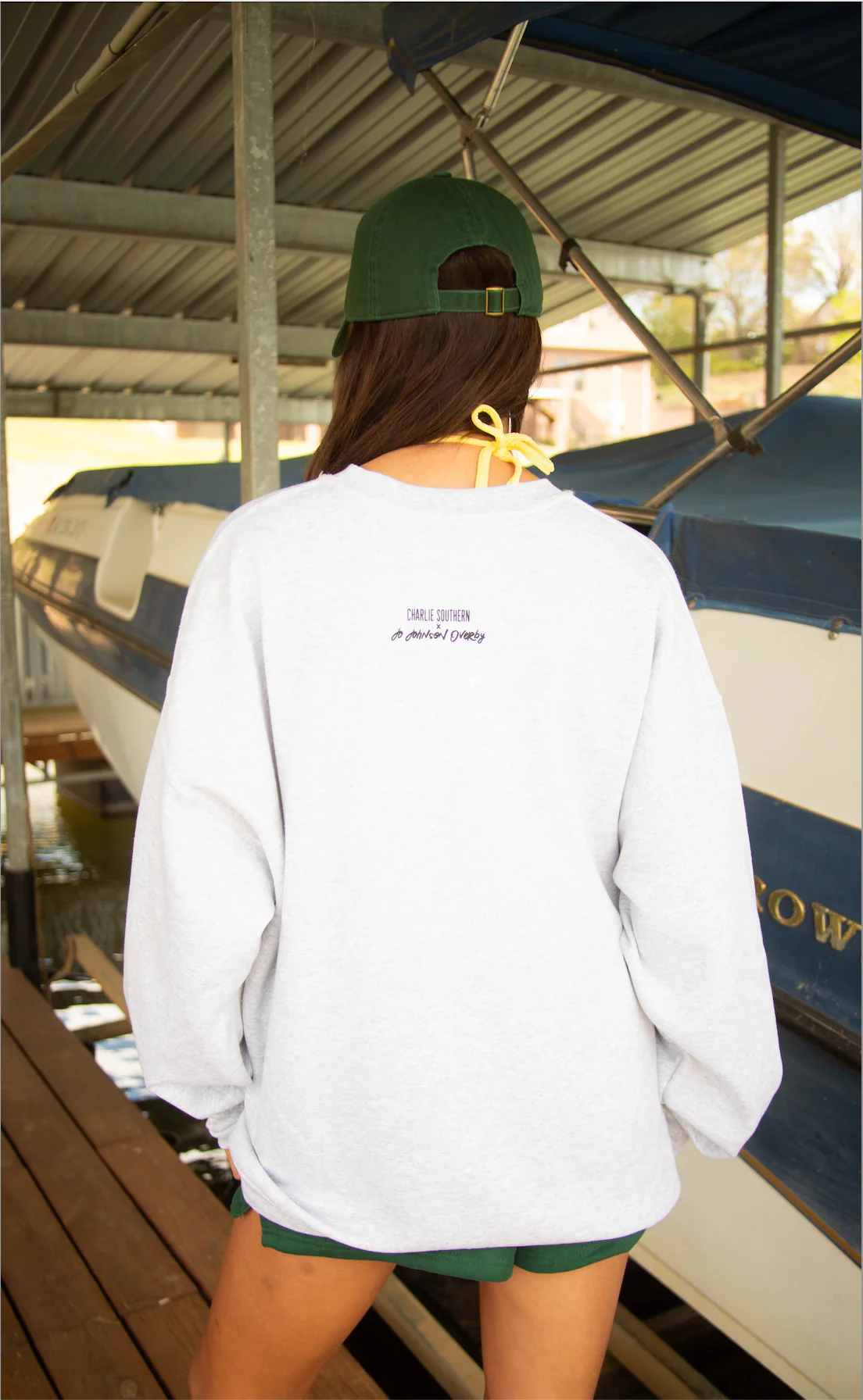 charlie southern x jo johnson overby: no crying on the boat sweatshirt - Image 4