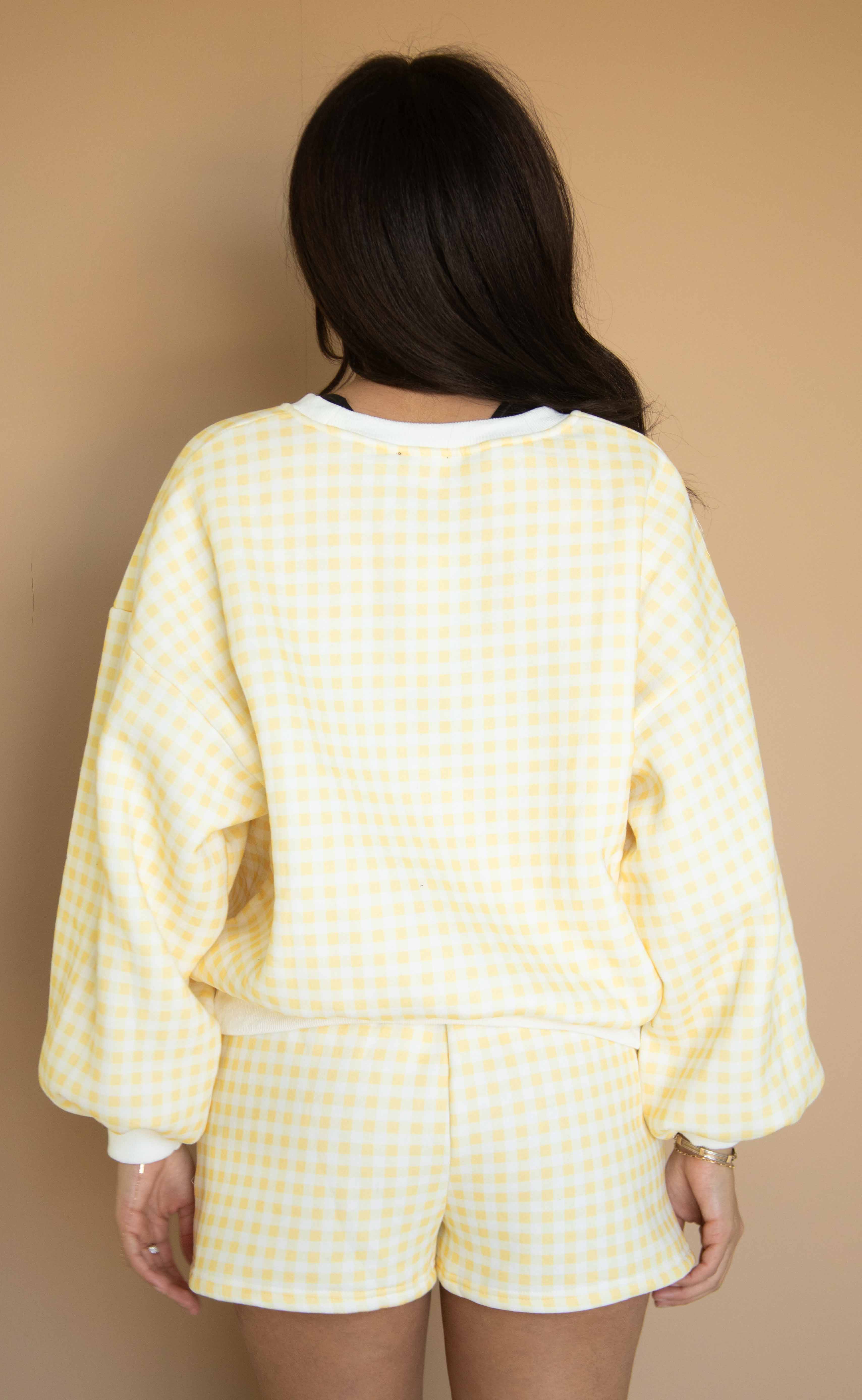 check to it gingham set - yellow - Image 3