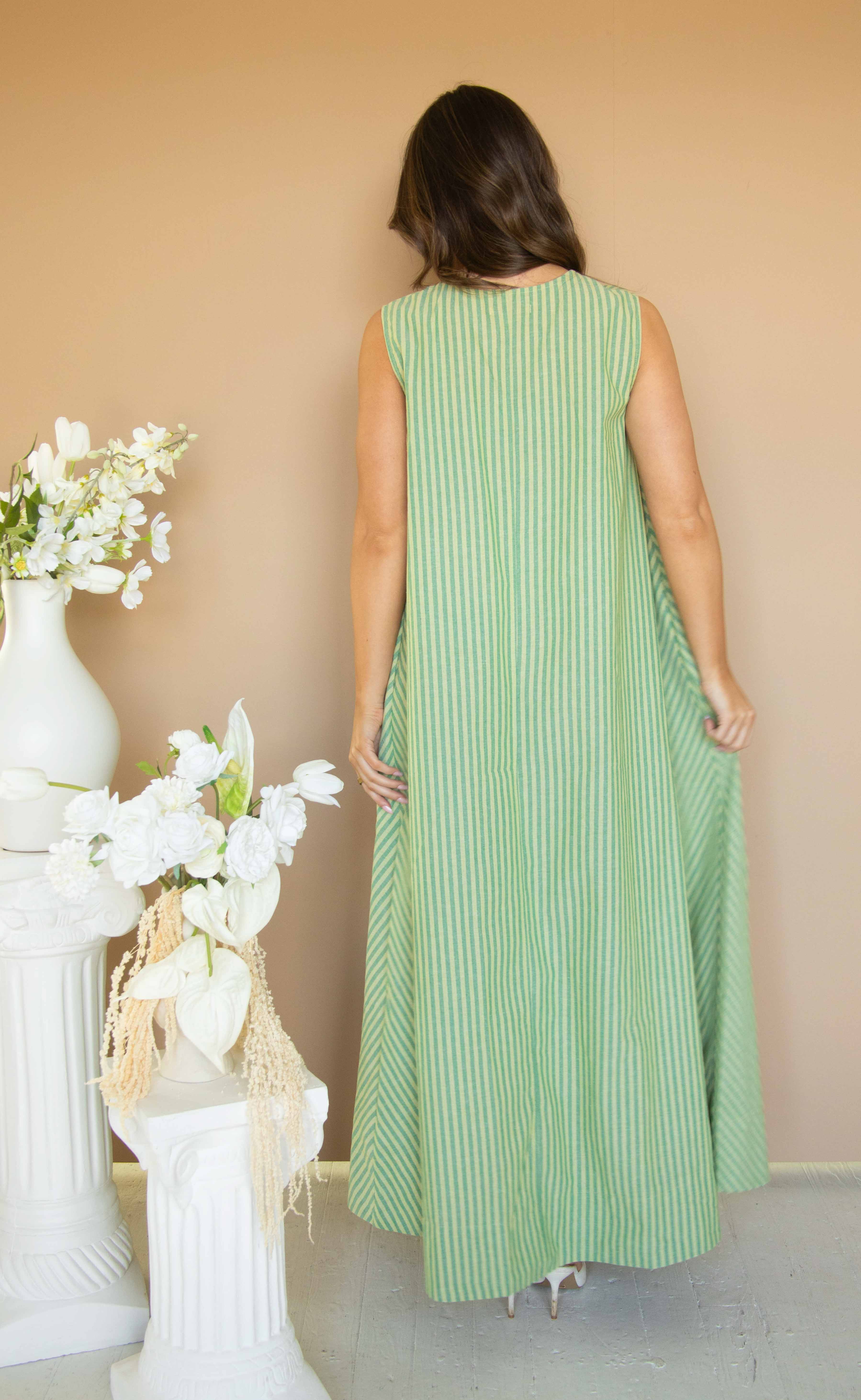 do the right thing striped maxi dress - Image 3