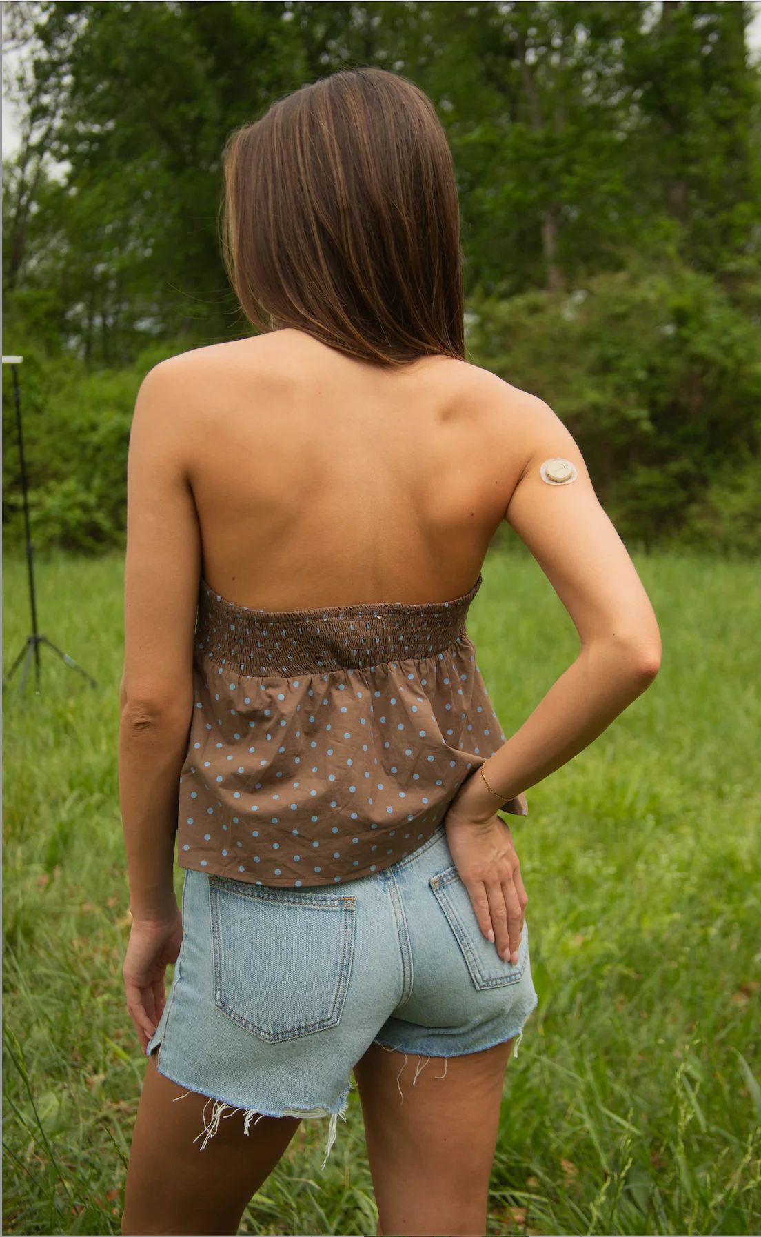 down the line polka dot halter top - Image 4