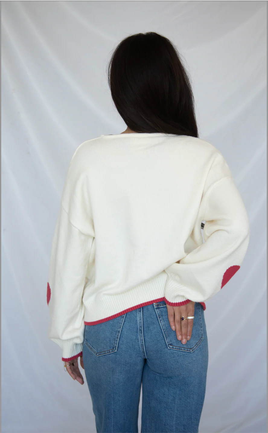 falling so soon heart cardigan - Image 3