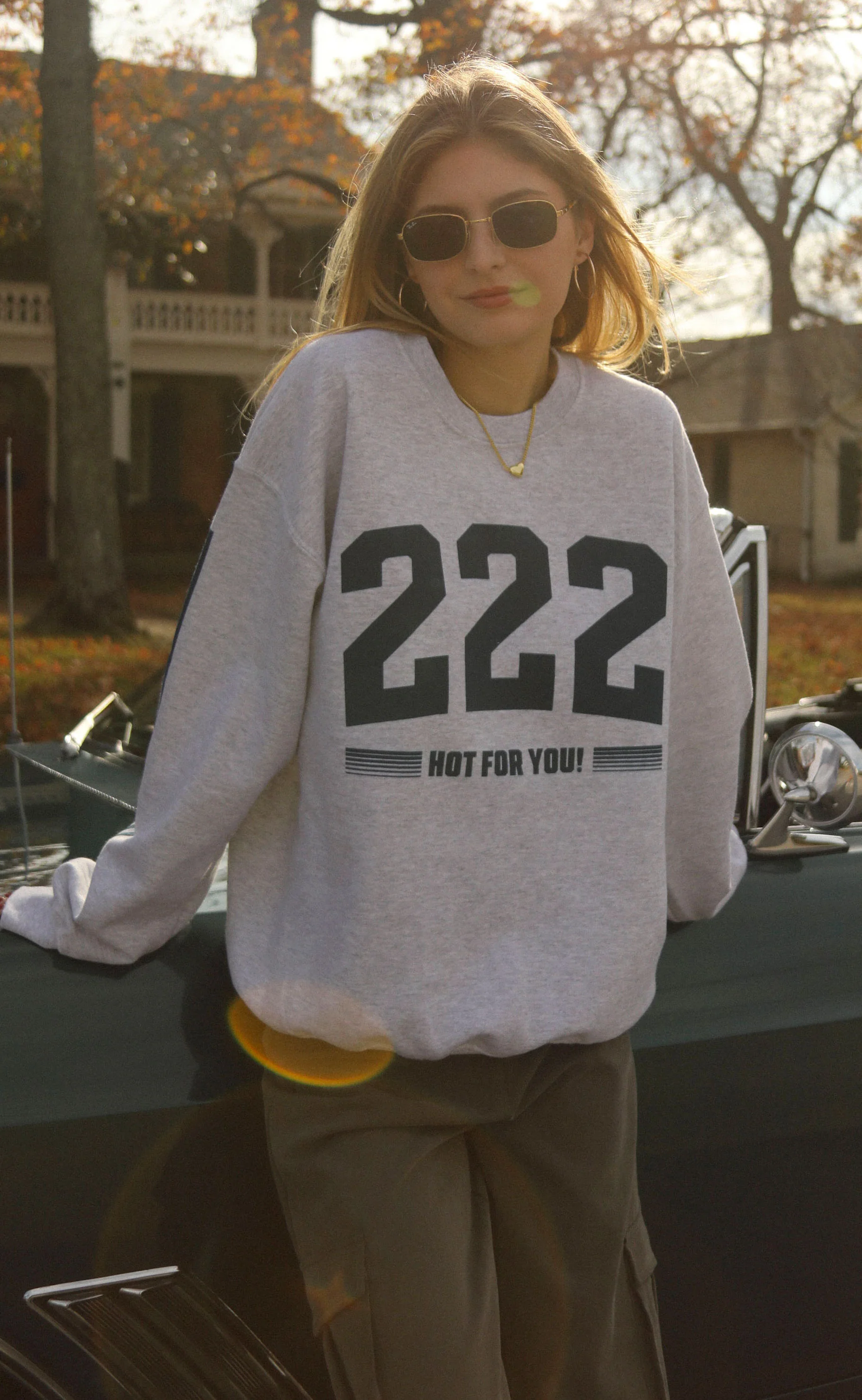 friday + saturday: 222 hot sweatshirt - Image 4