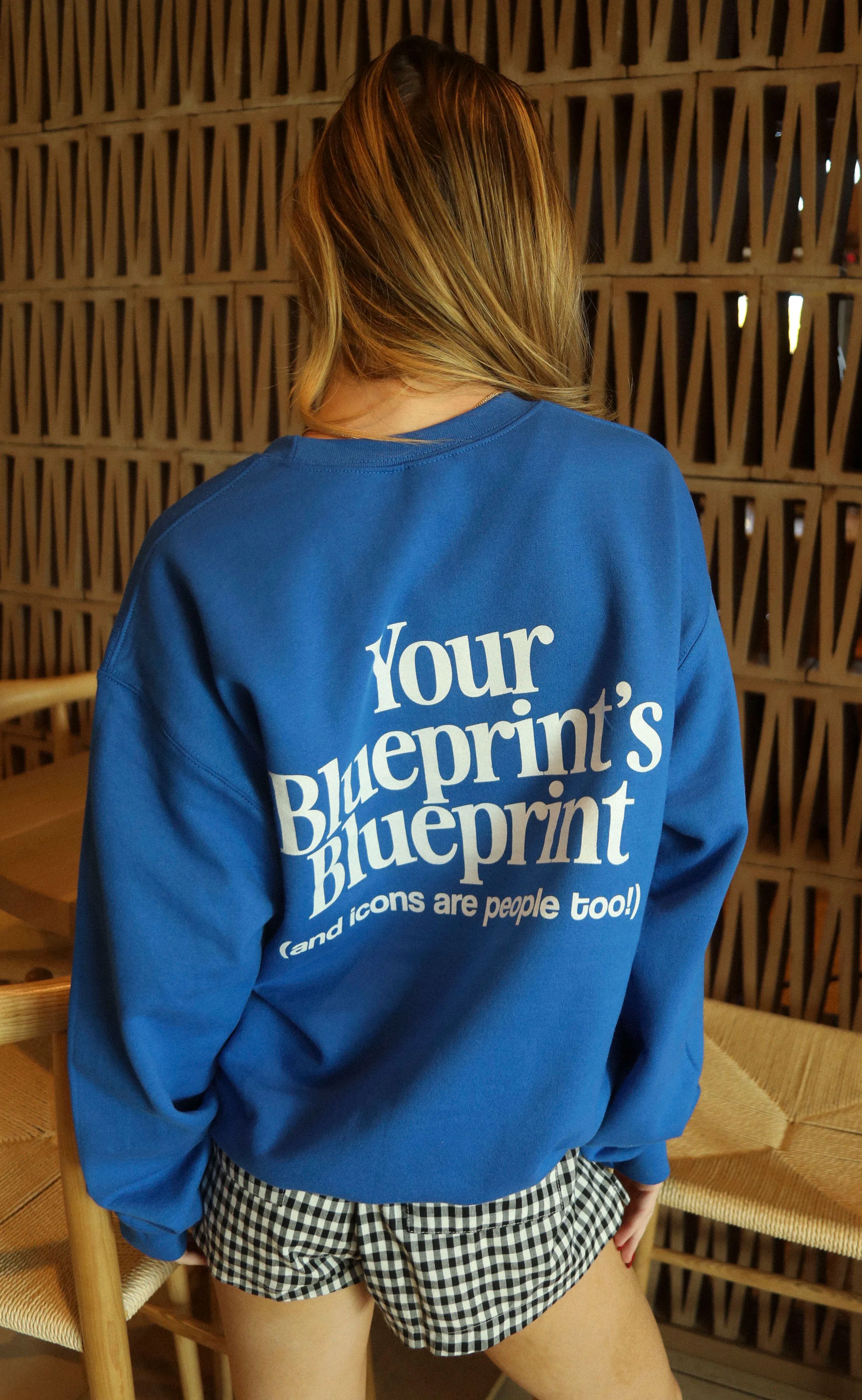 friday + saturday: blueprint sweatshirt - Image 6