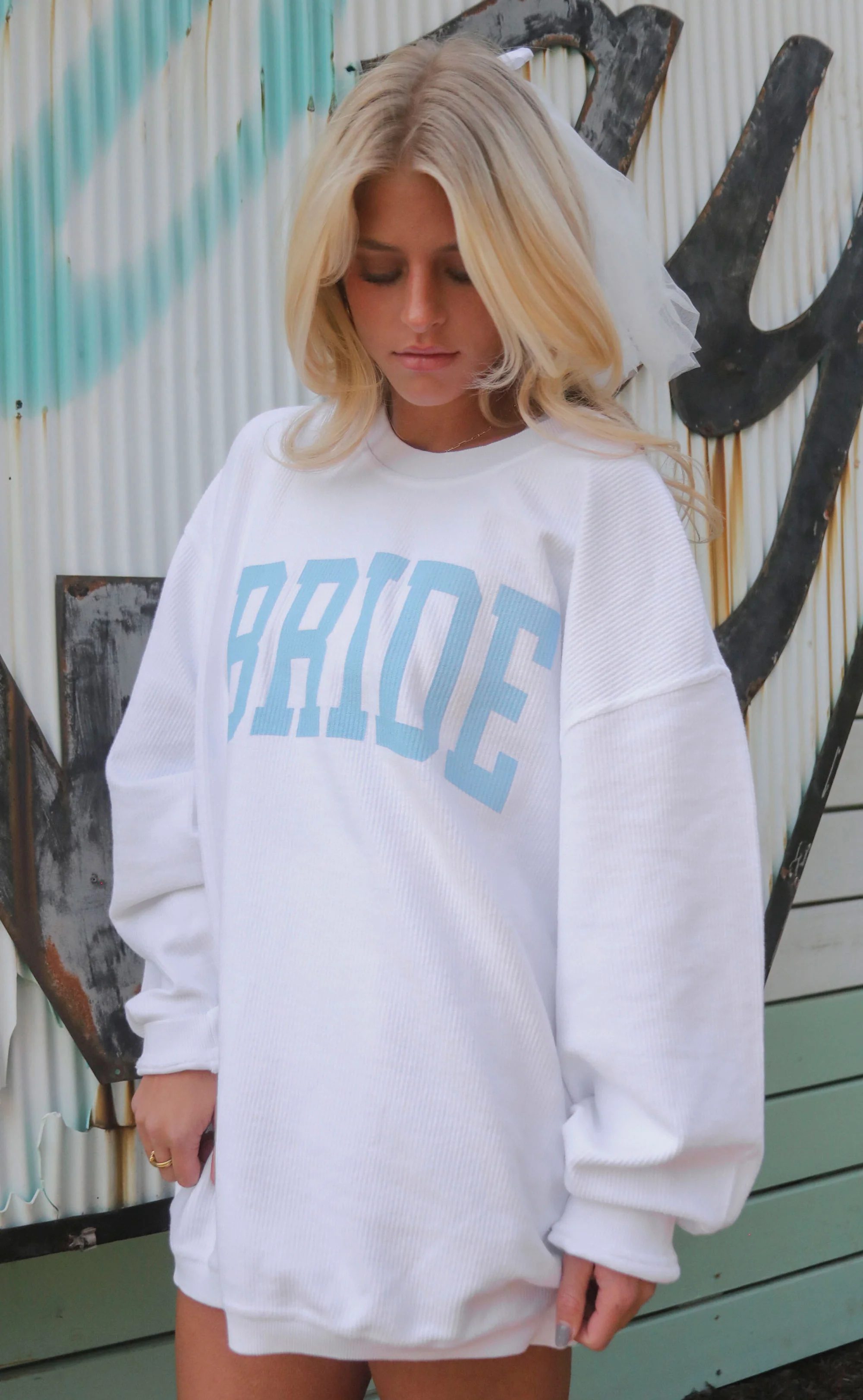 friday + saturday: bride corded sweatshirt - Image 4