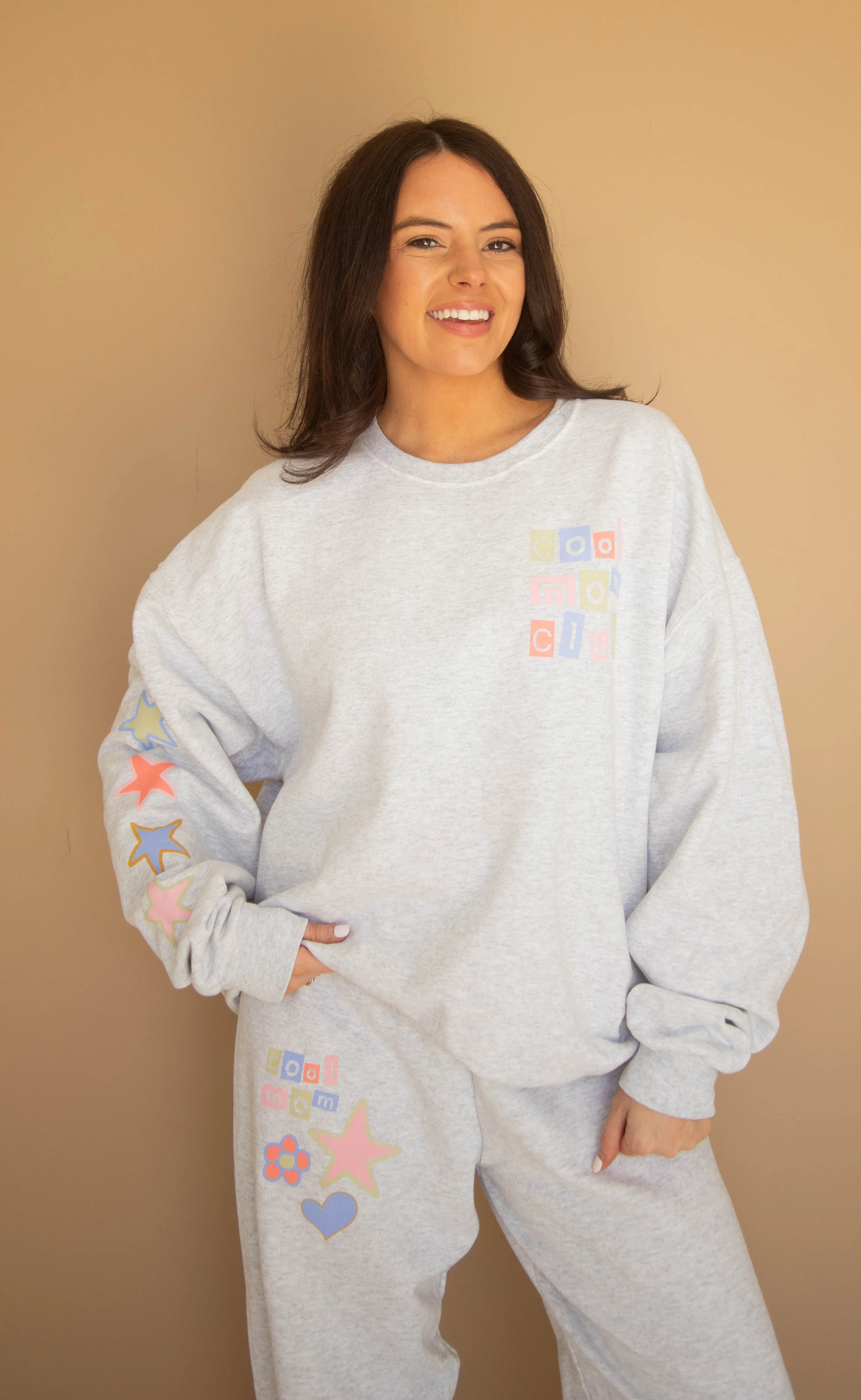 friday + saturday: cool mom sweatshirt