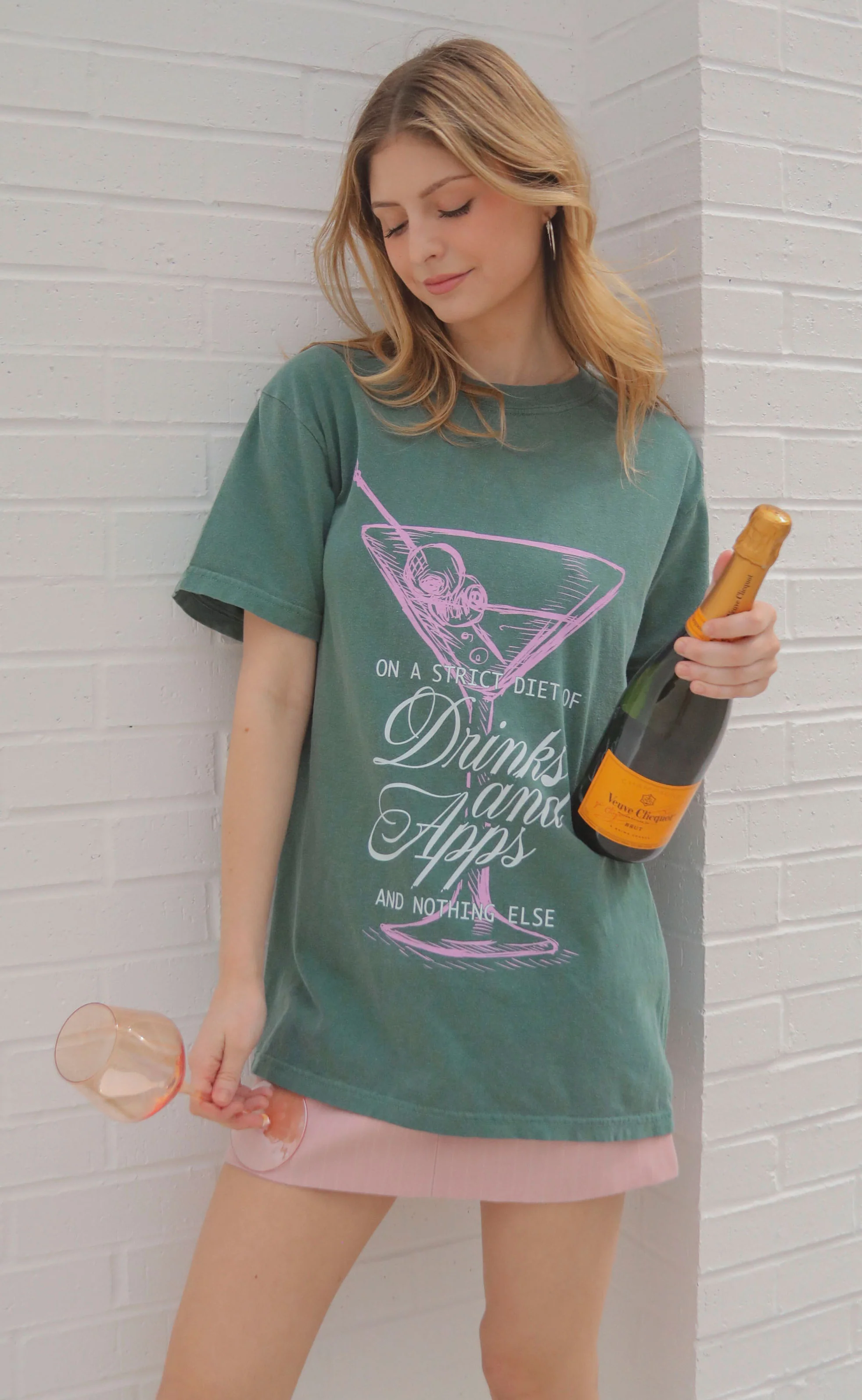 friday + saturday: drinks and apps t shirt - Image 5