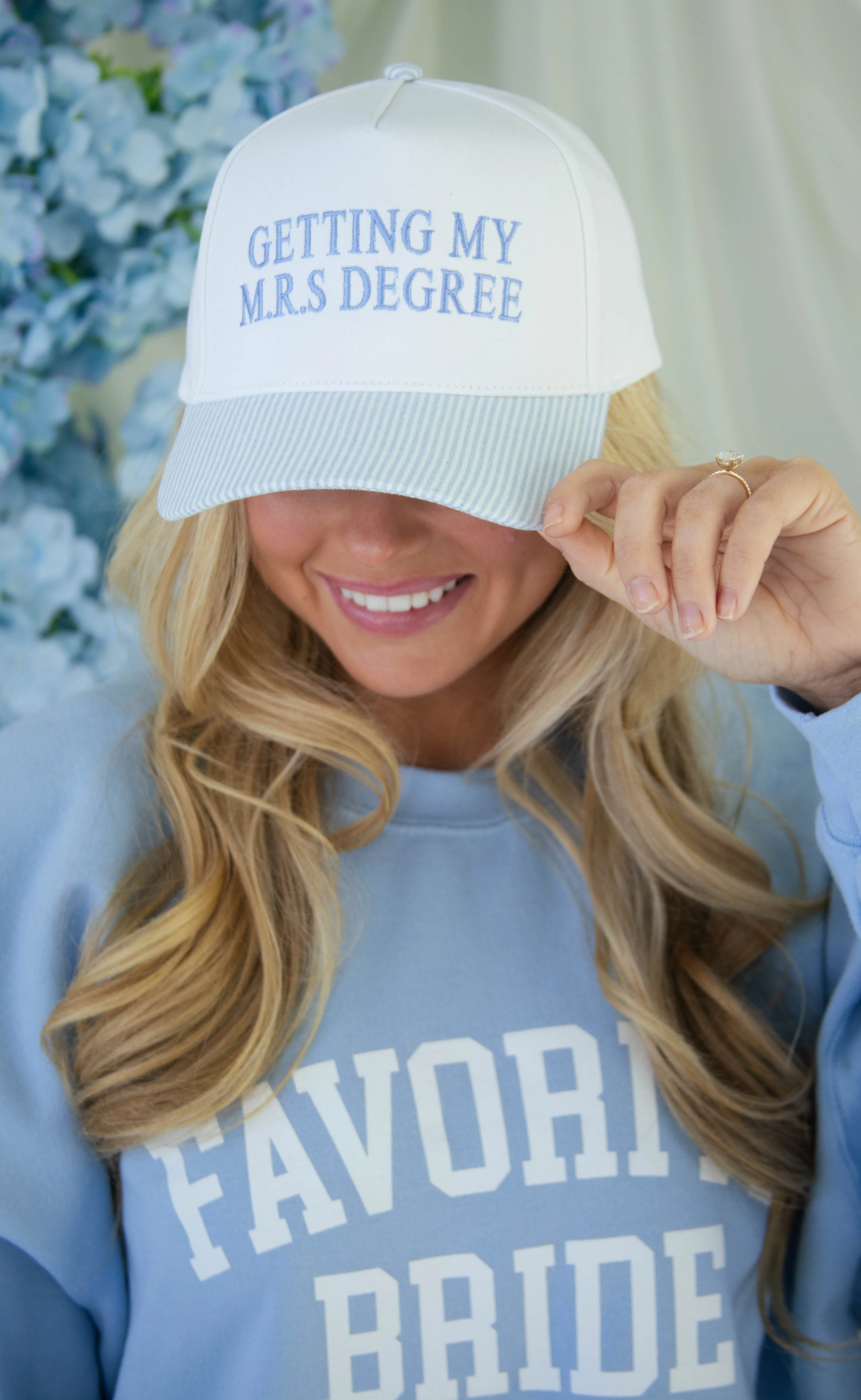 friday + saturday: getting my m.r.s. degree striped trucker