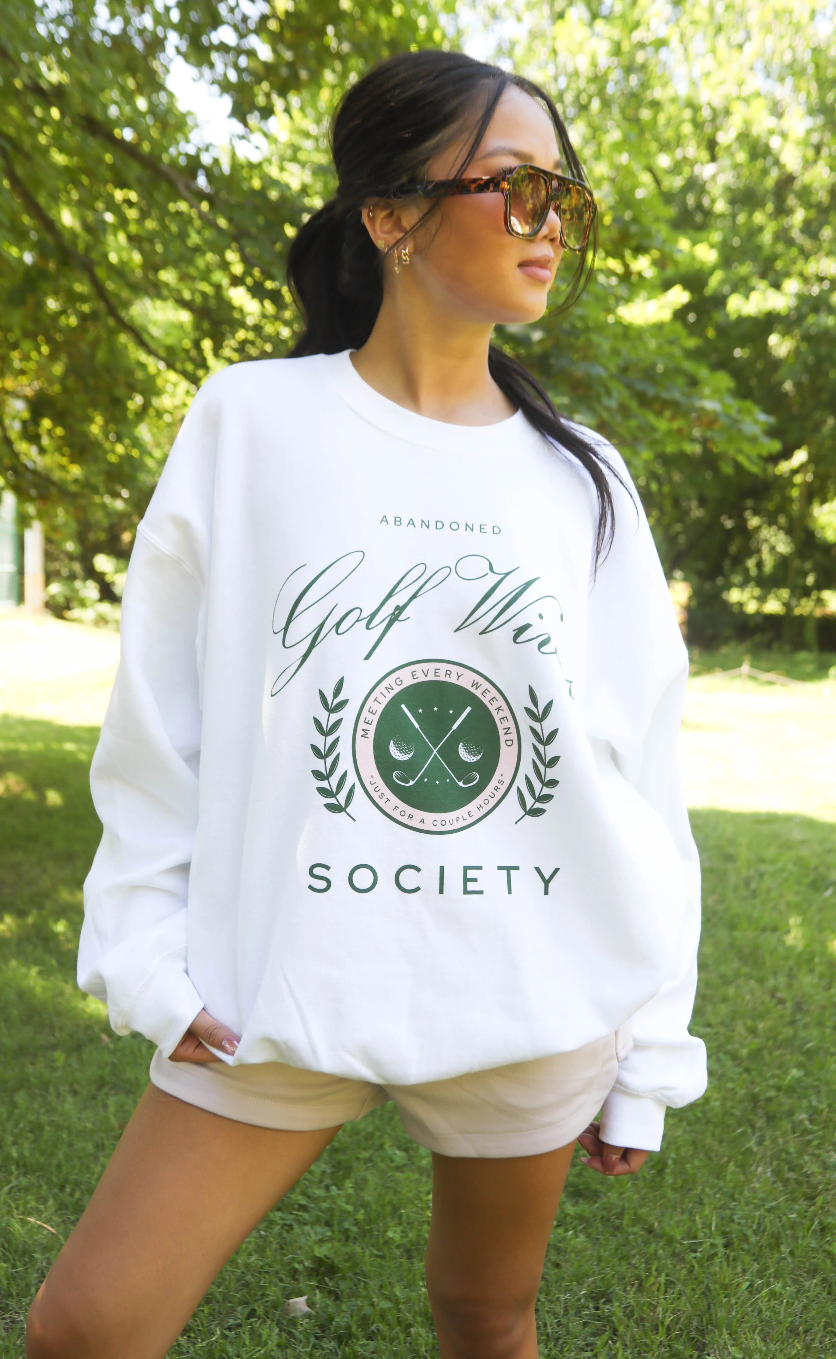 friday + saturday: golf wives sweatshirt - Image 2