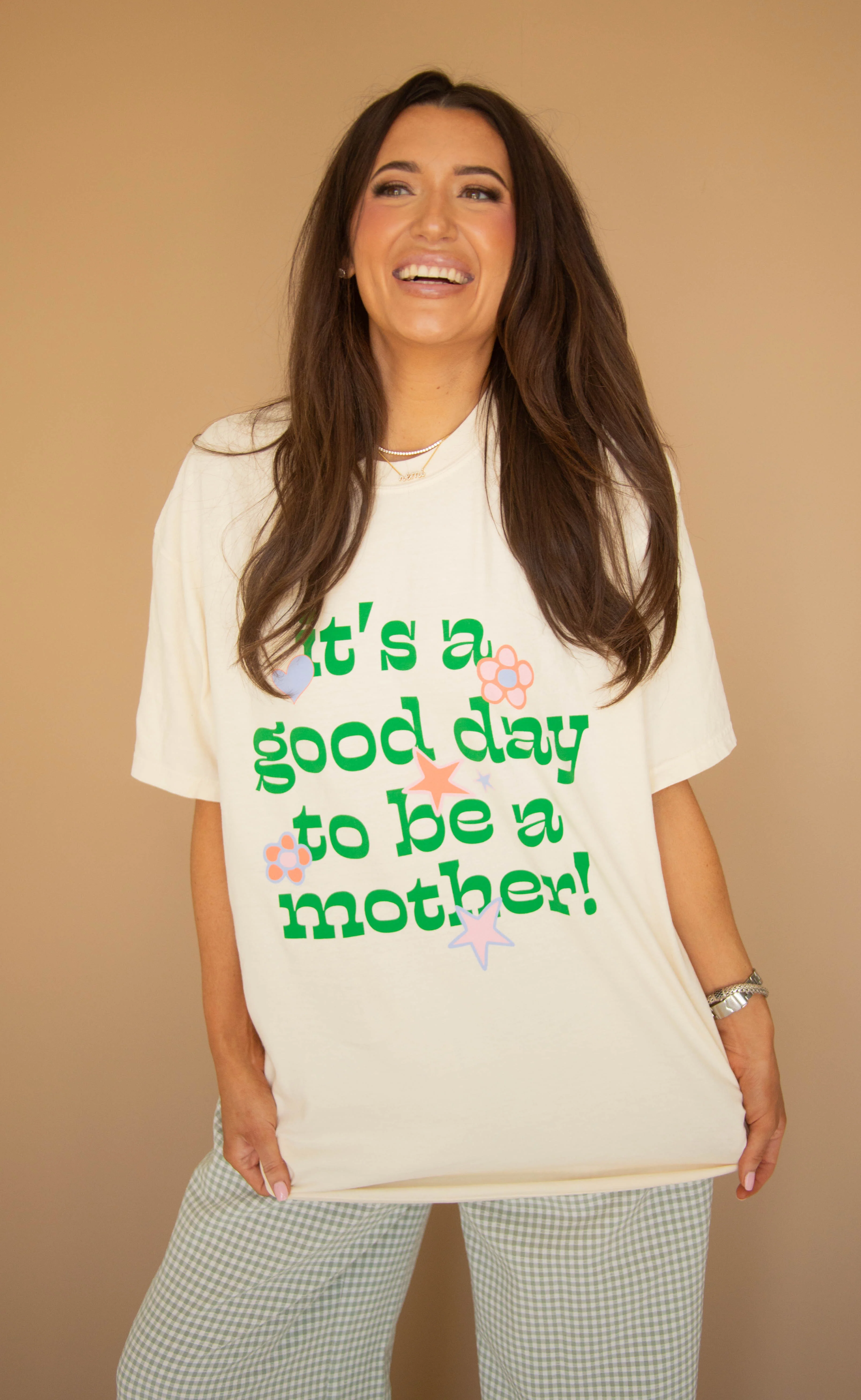 friday + saturday: good day to be a mother tee - Image 2