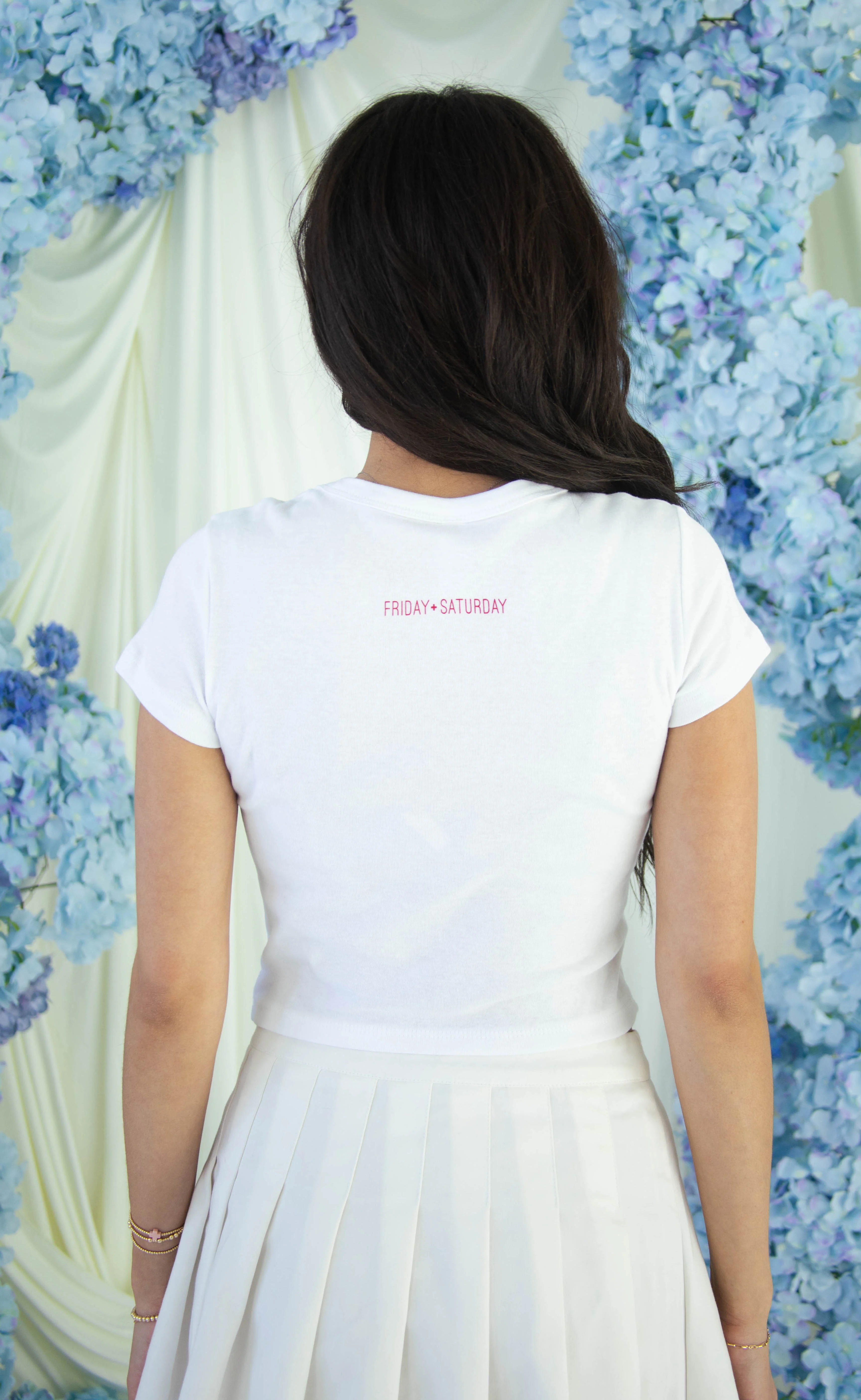 friday + saturday: just married baby tee - Image 3