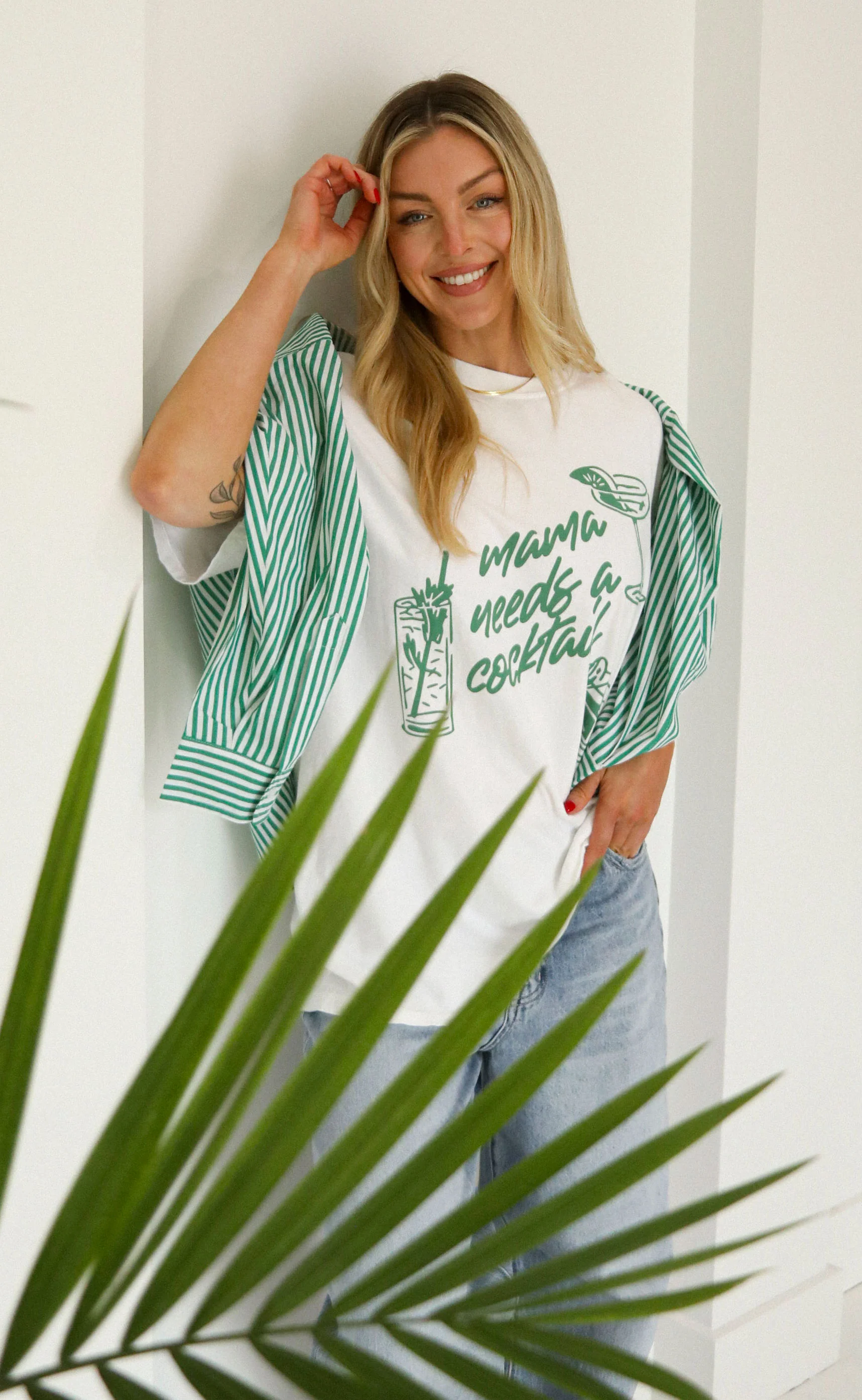 friday + saturday: mama needs a cocktail tee - Image 4