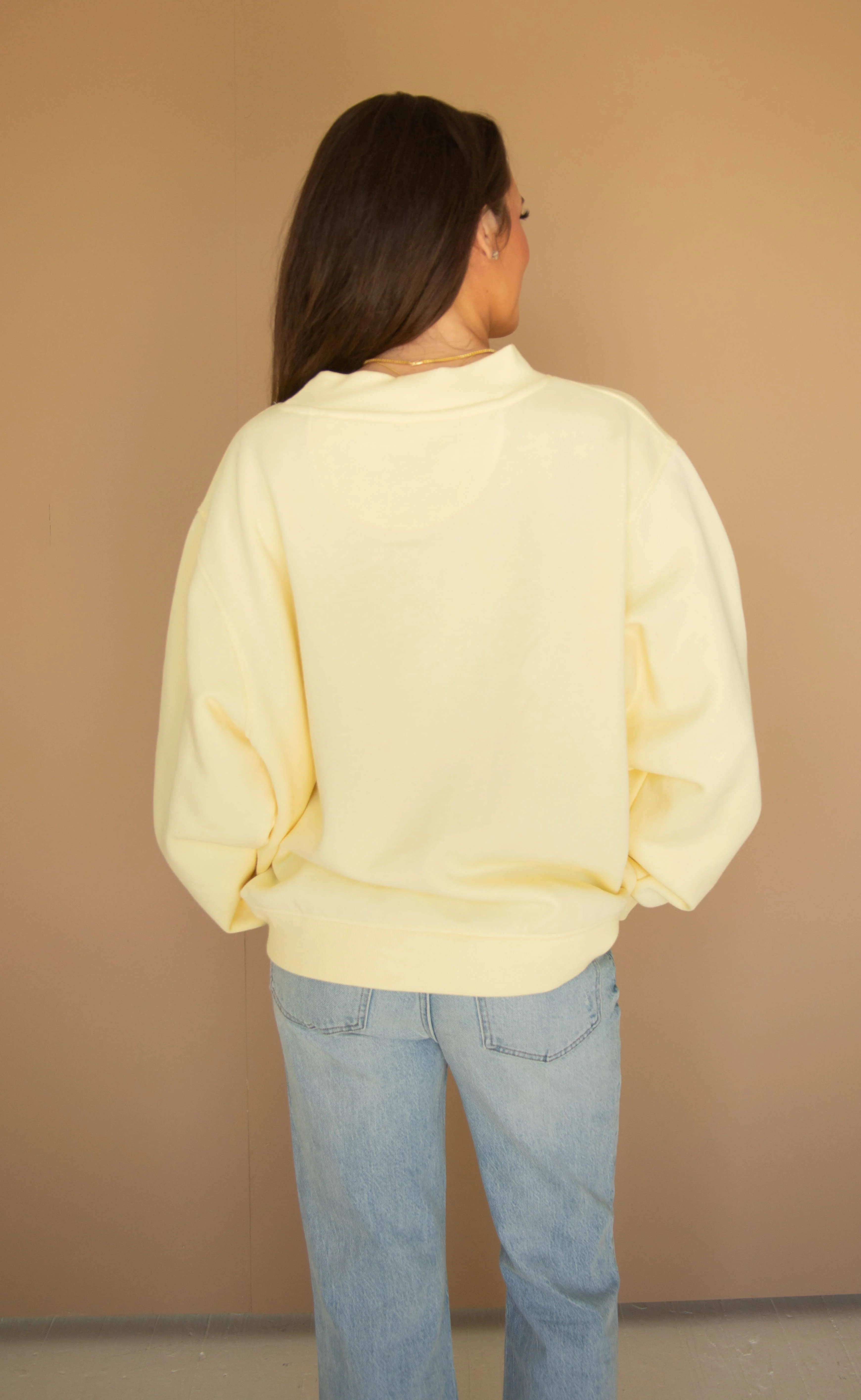 friday + saturday: mother mockneck - butter - Image 3