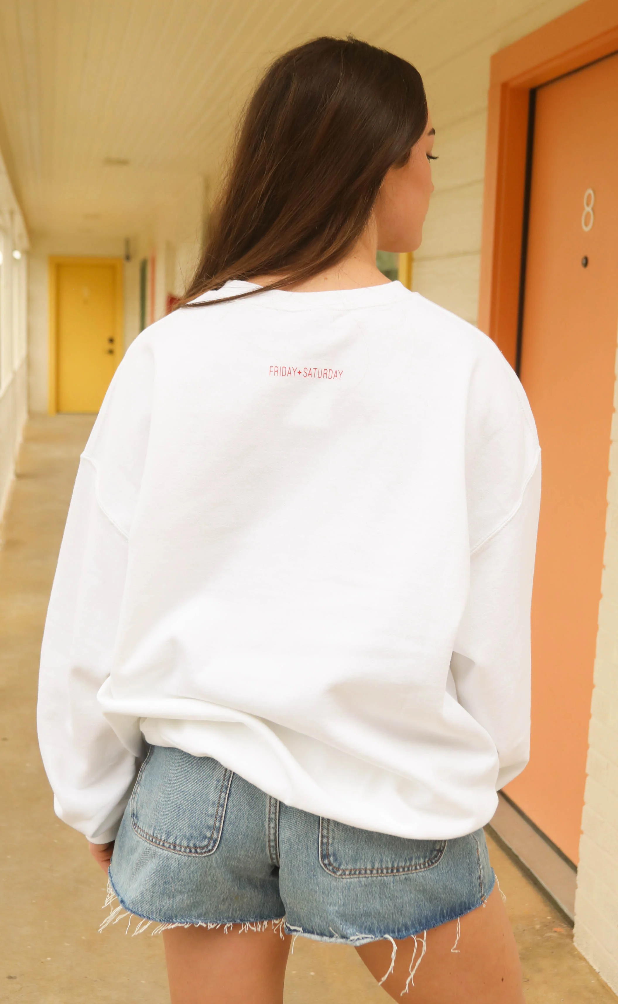 friday + saturday: out of office sweatshirt - Image 3