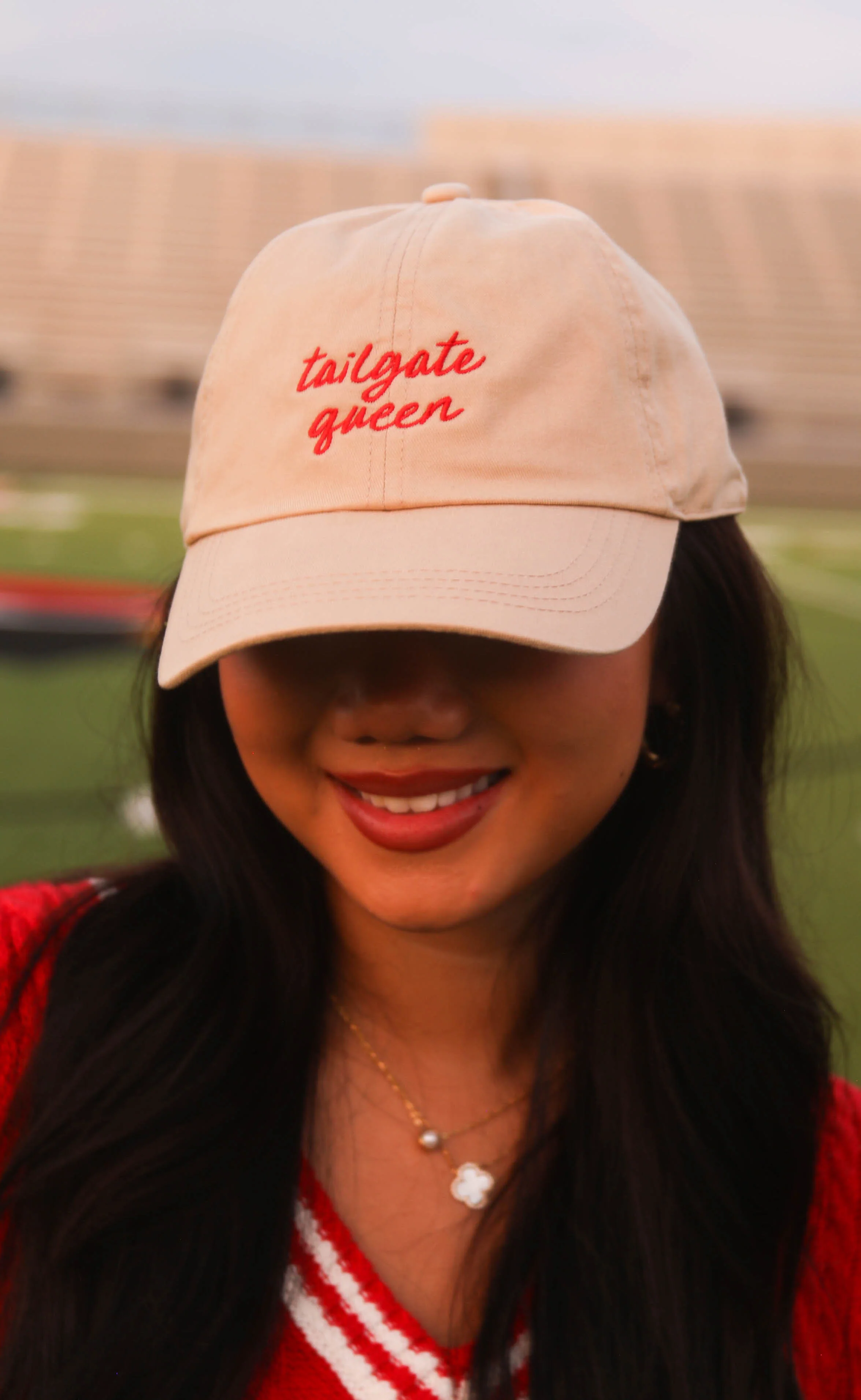 friday + saturday: tailgate queen hat
