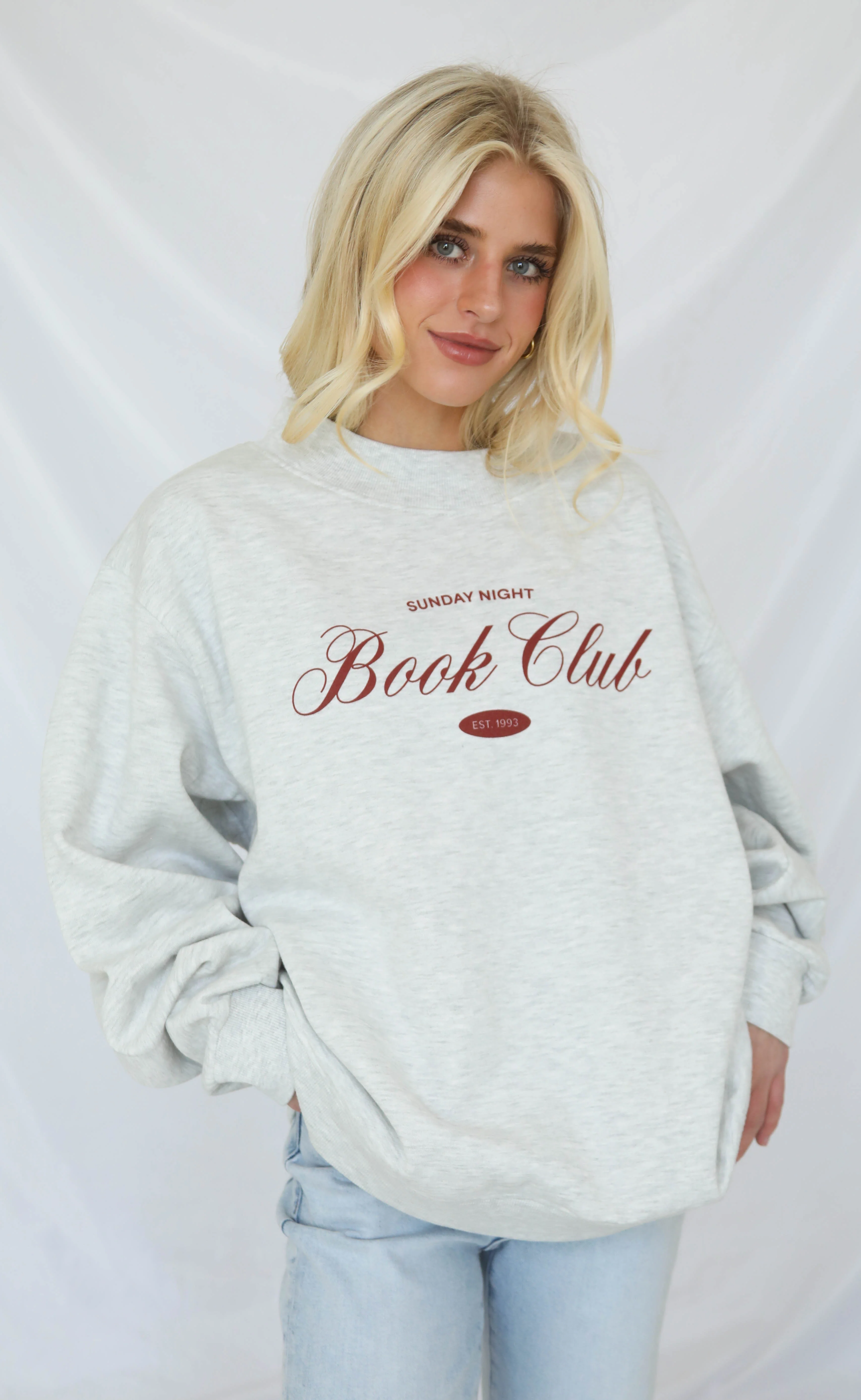 charlie southern x jo johnson overby: sunday night book club mock neck