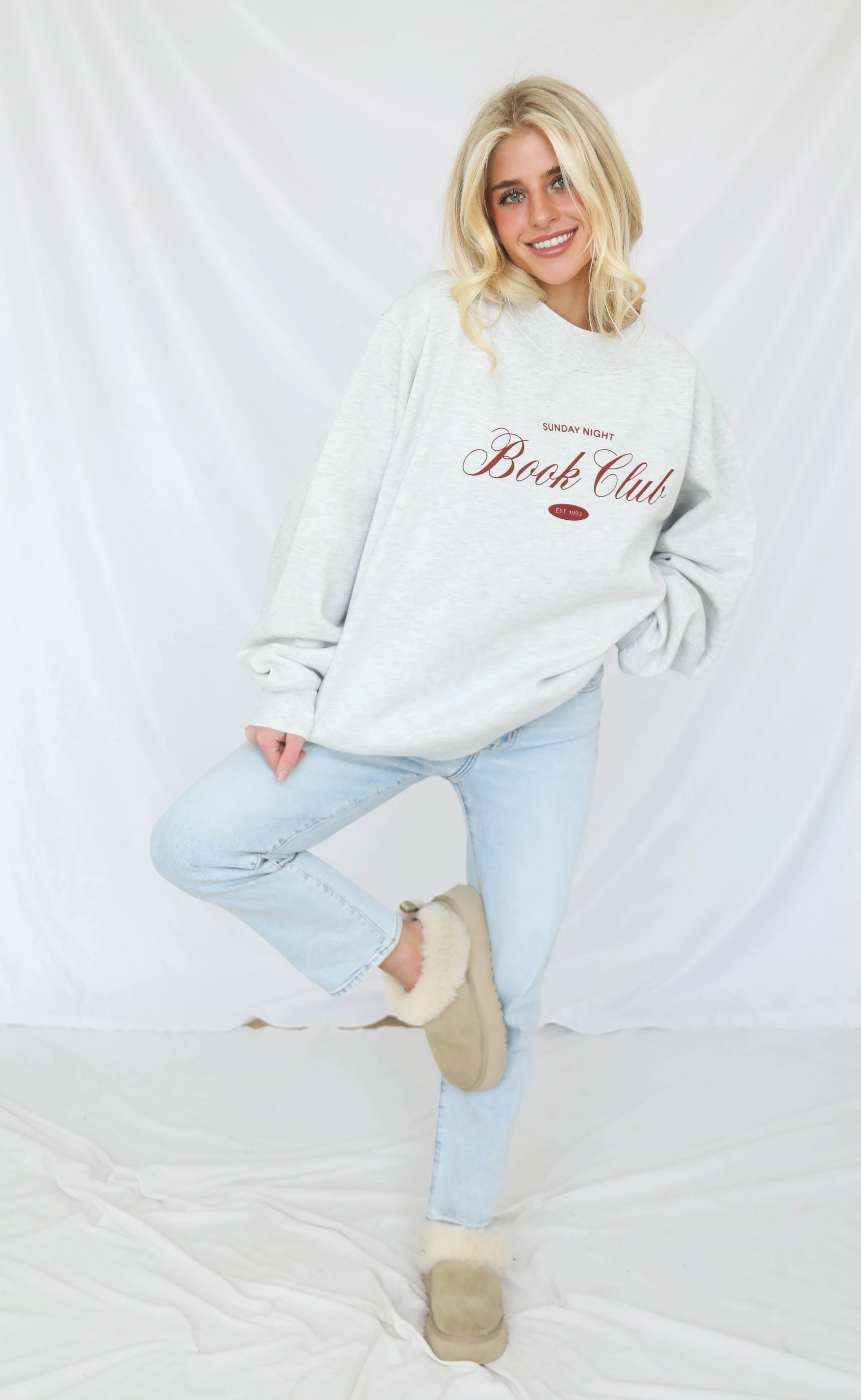 charlie southern x jo johnson overby: sunday night book club mock neck - Image 2