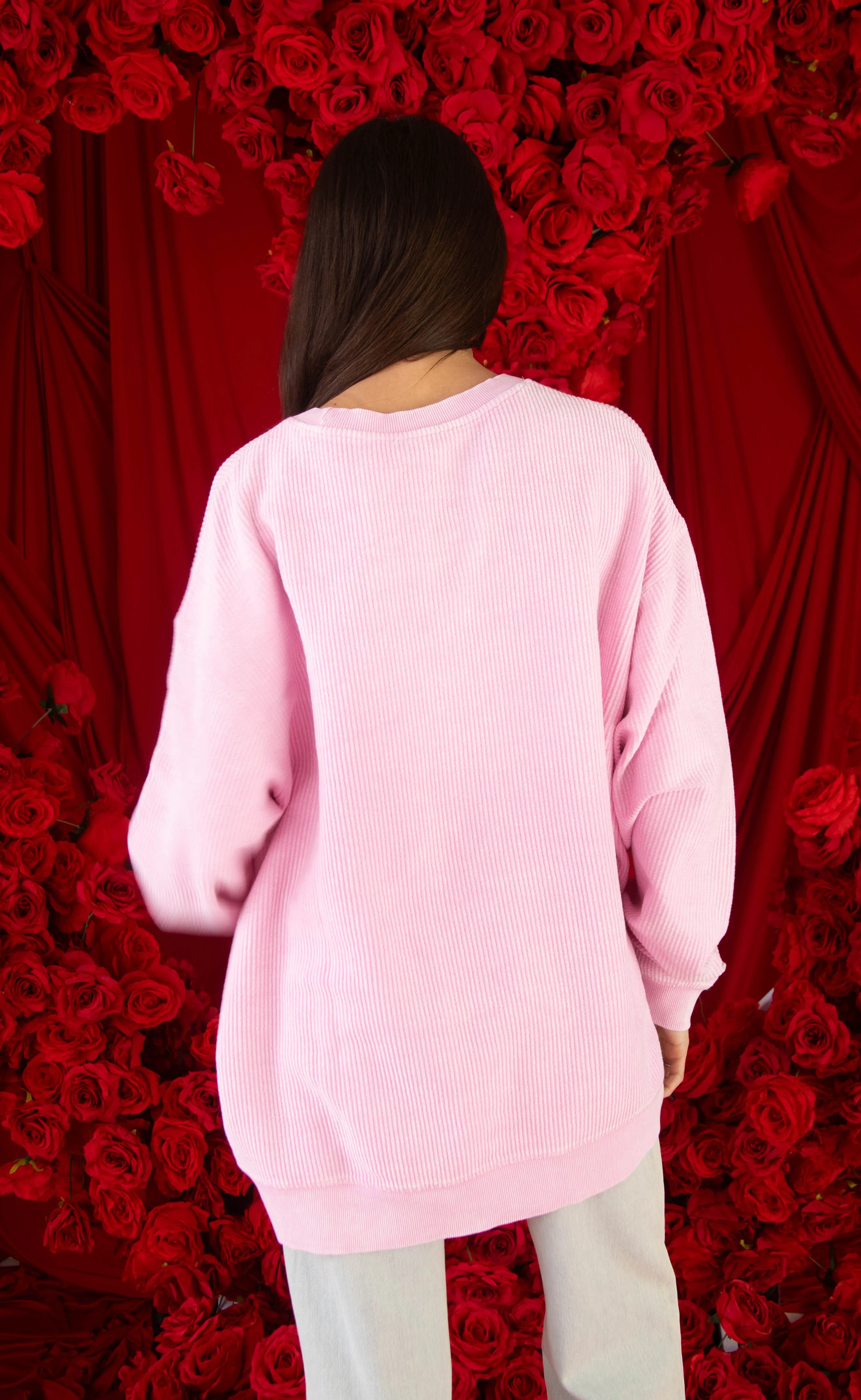 friday + saturday: xoxo corded sweatshirt - Image 4