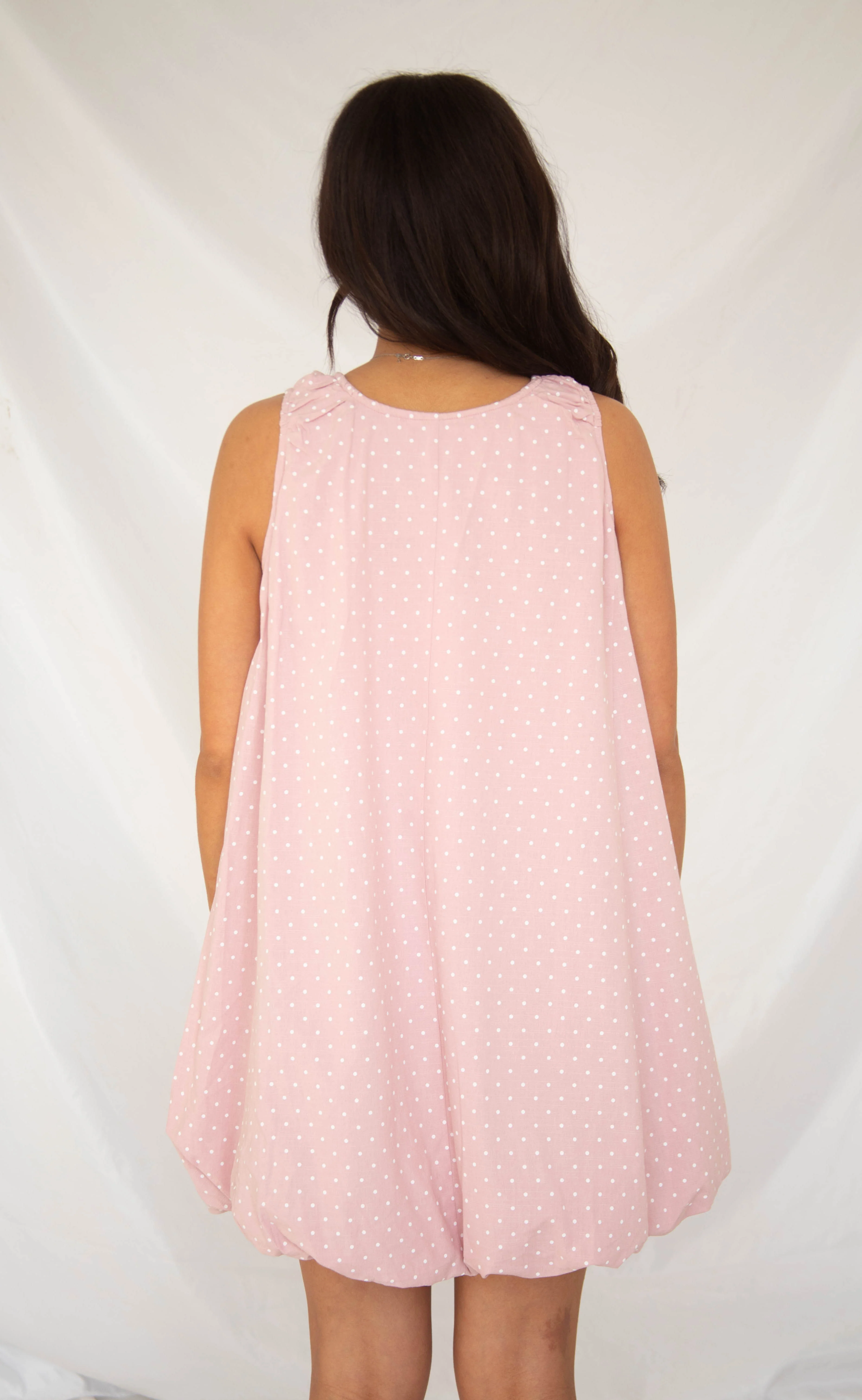 get the chance polka dot bubble mini dress - Image 3