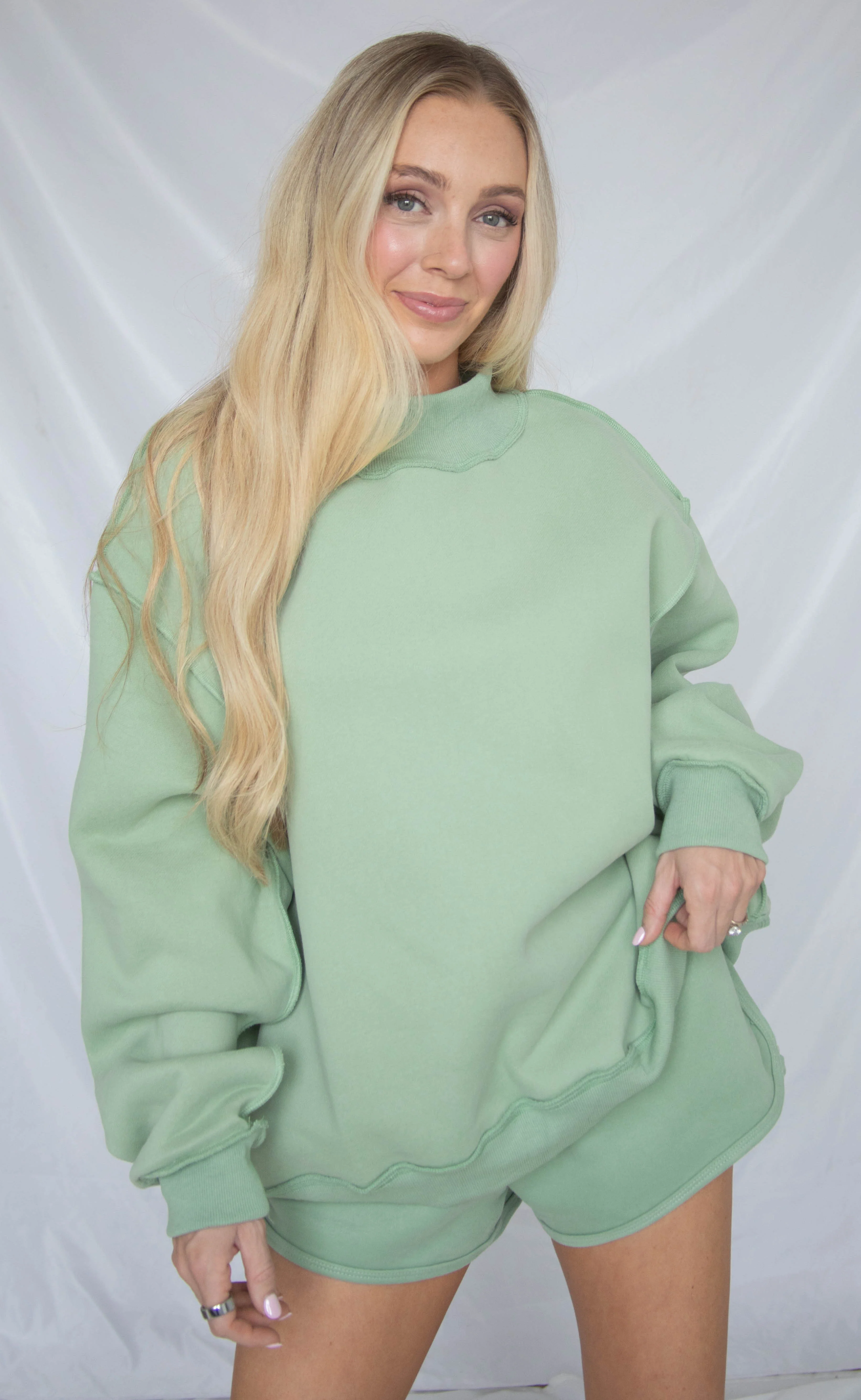 gotta have it mockneck set - sage - Image 2