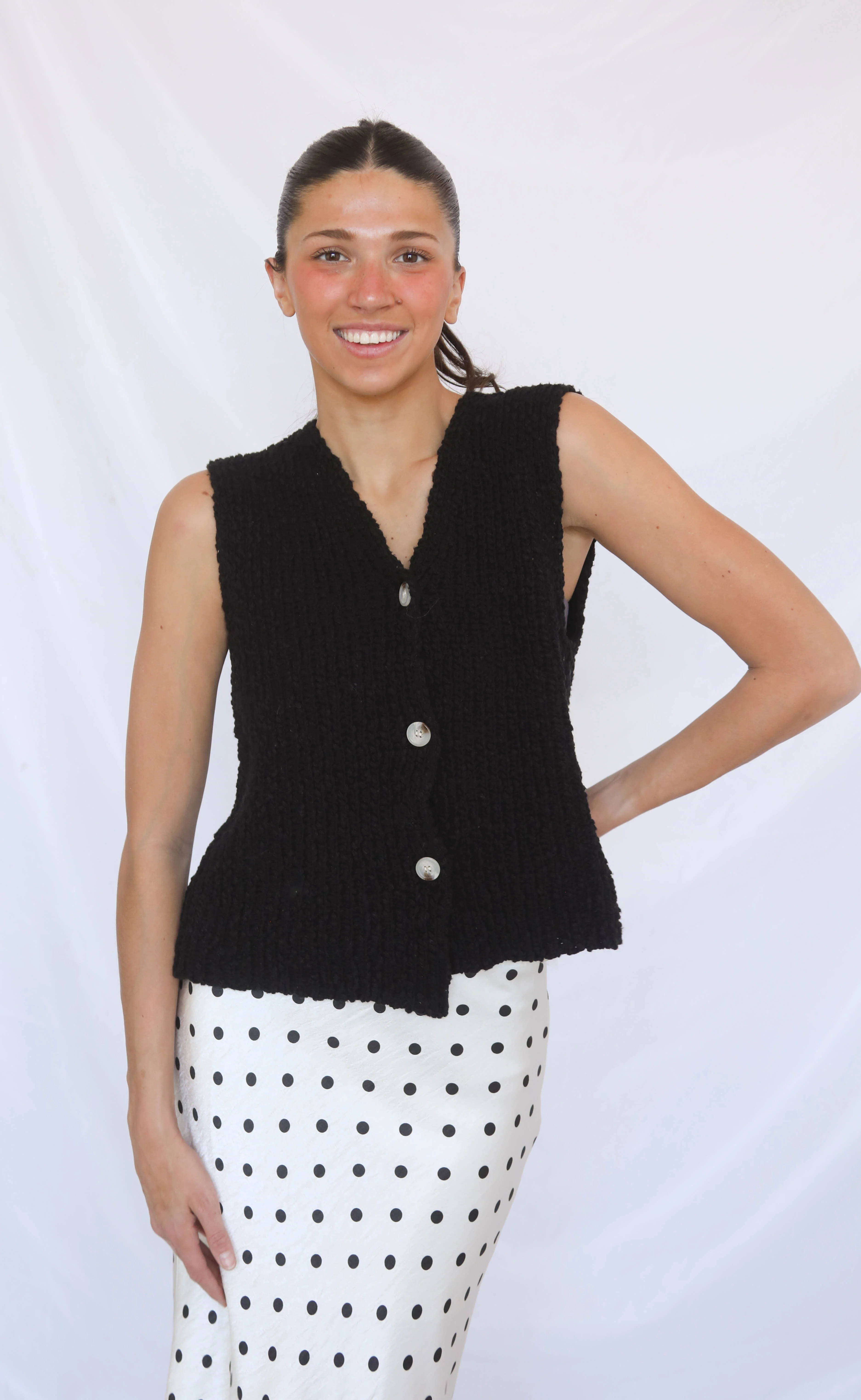 had some help cardigan vest
