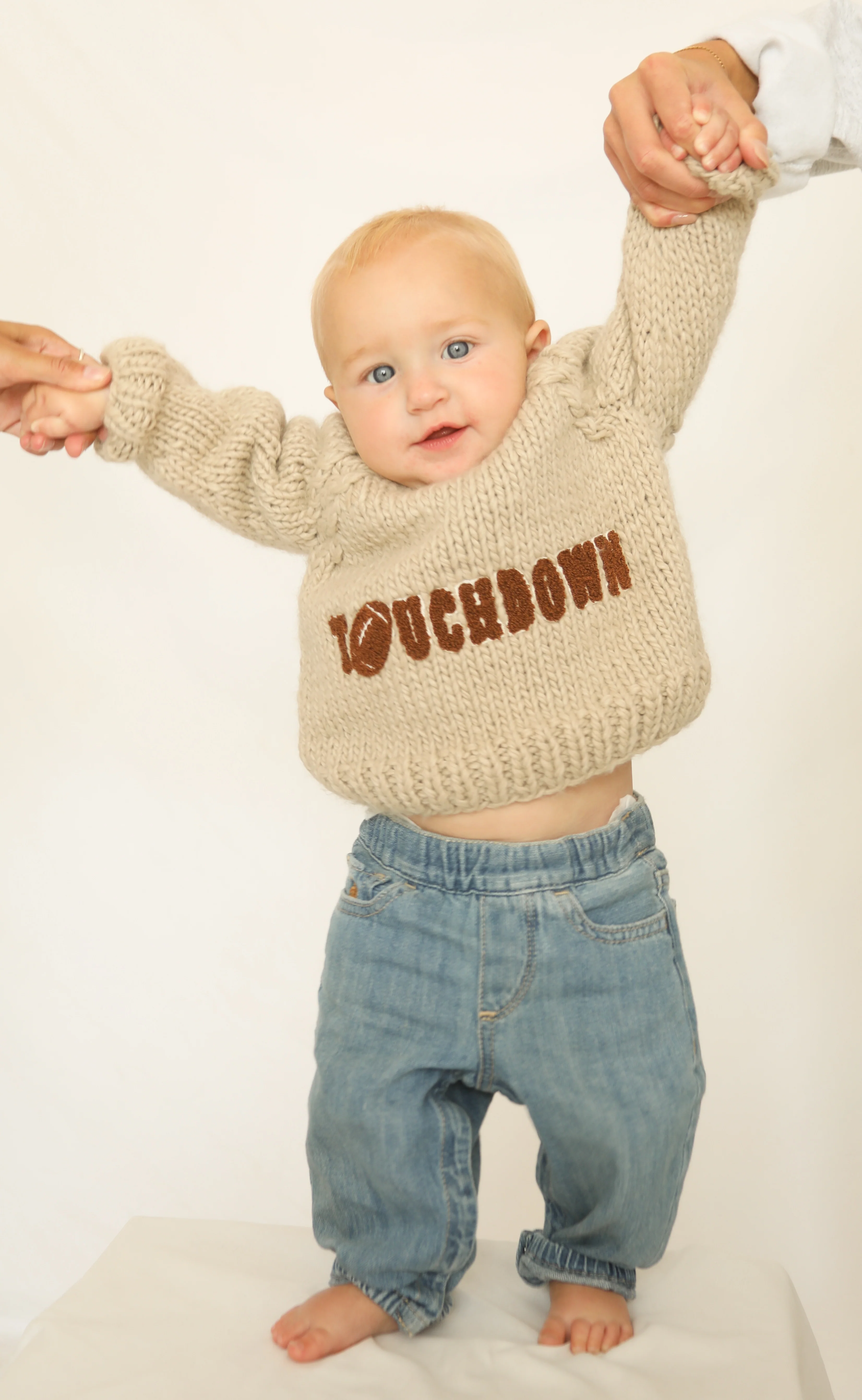 huggalug: touchdown football sweater