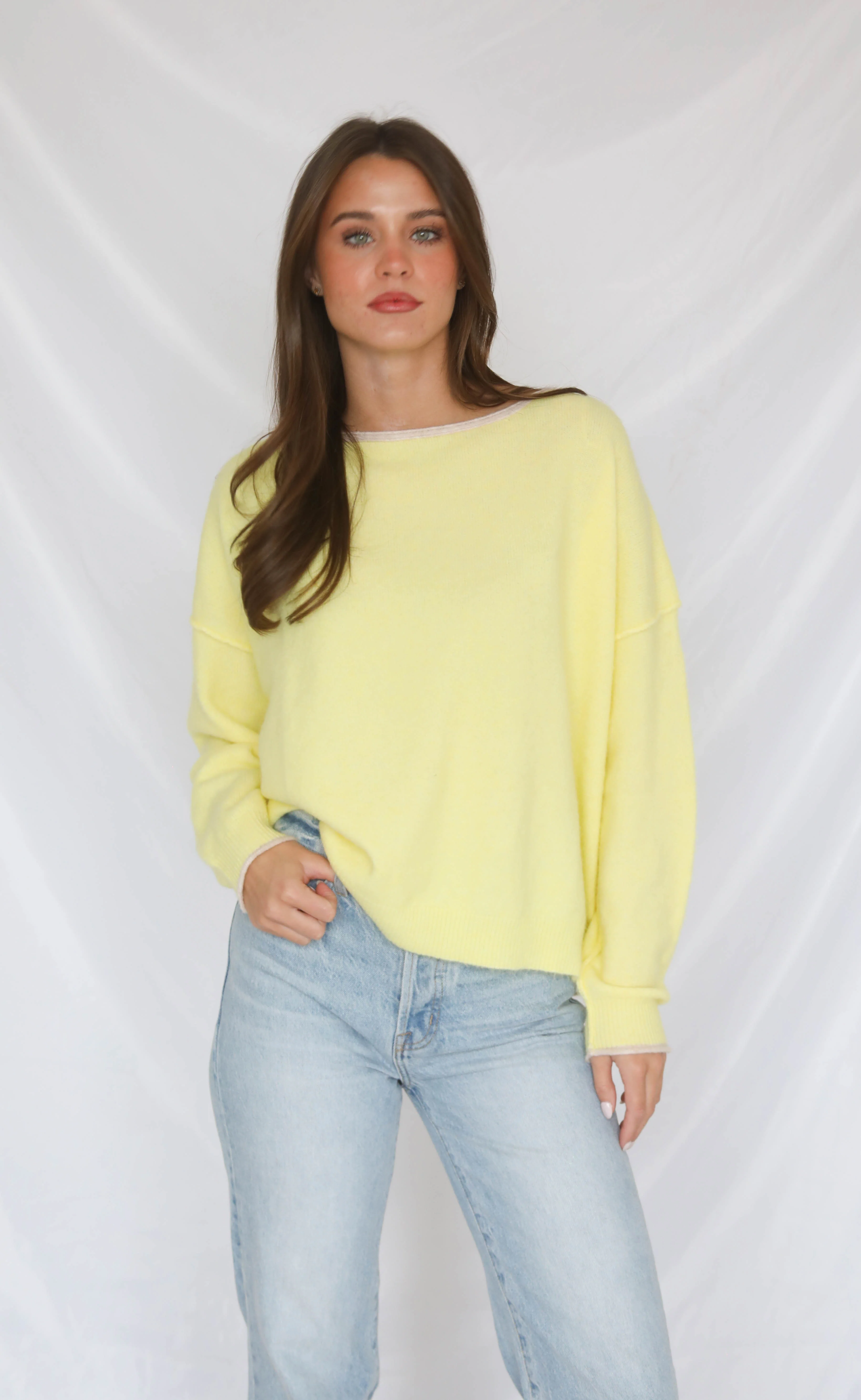 laid back sweater - yellow - Image 2