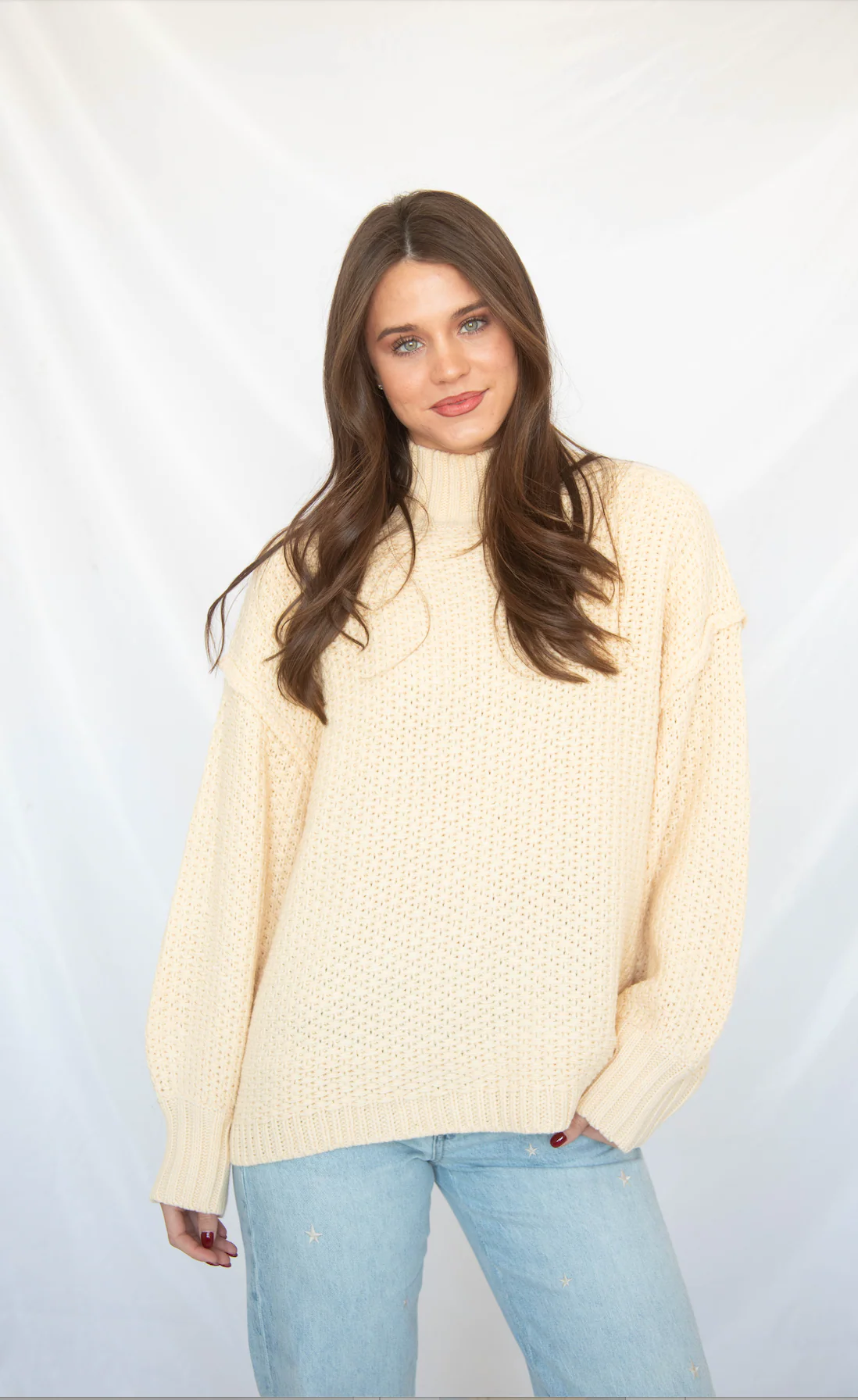 love won't change sweater - cream - Image 2