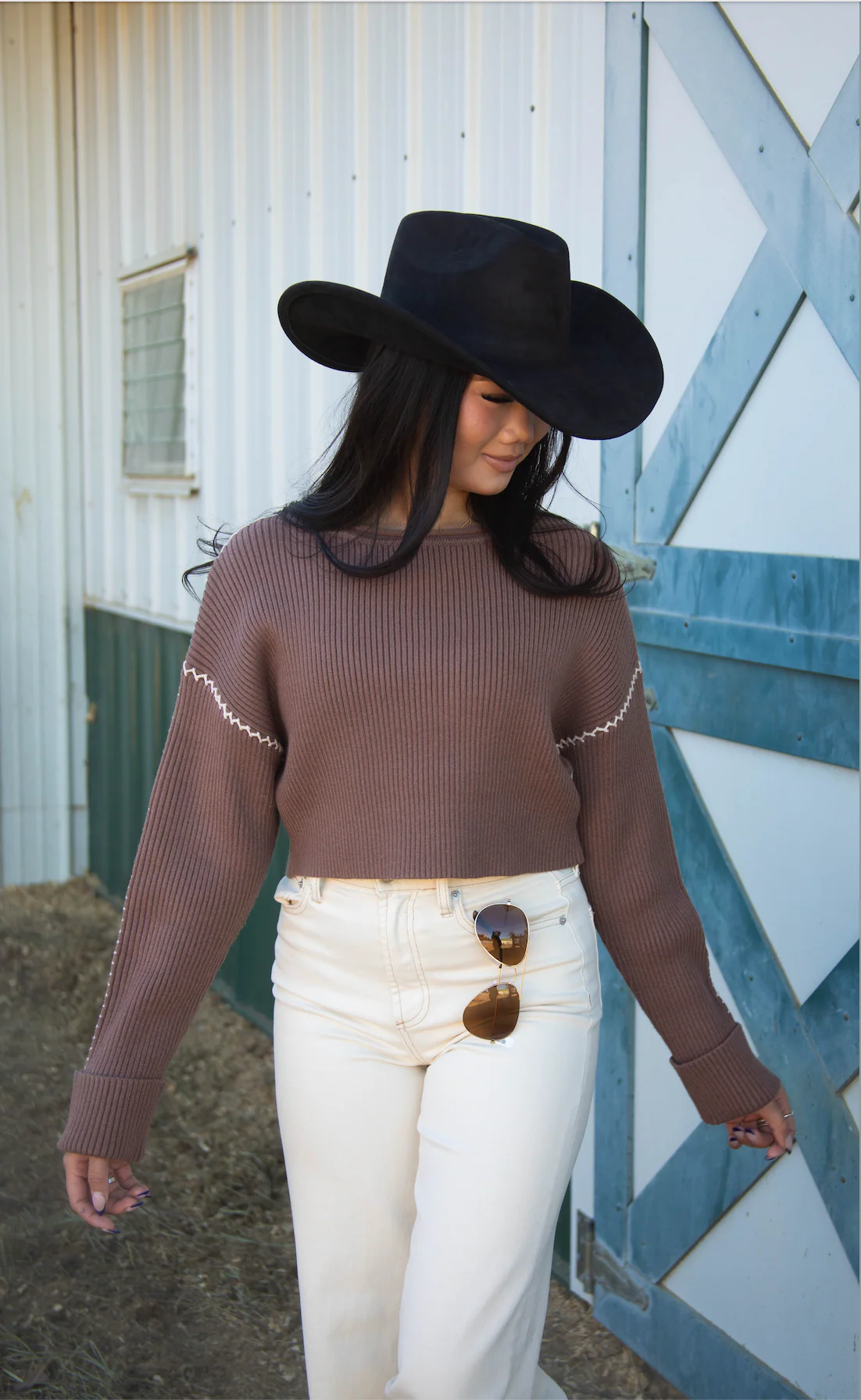 not how you hoped cropped sweater - Image 2