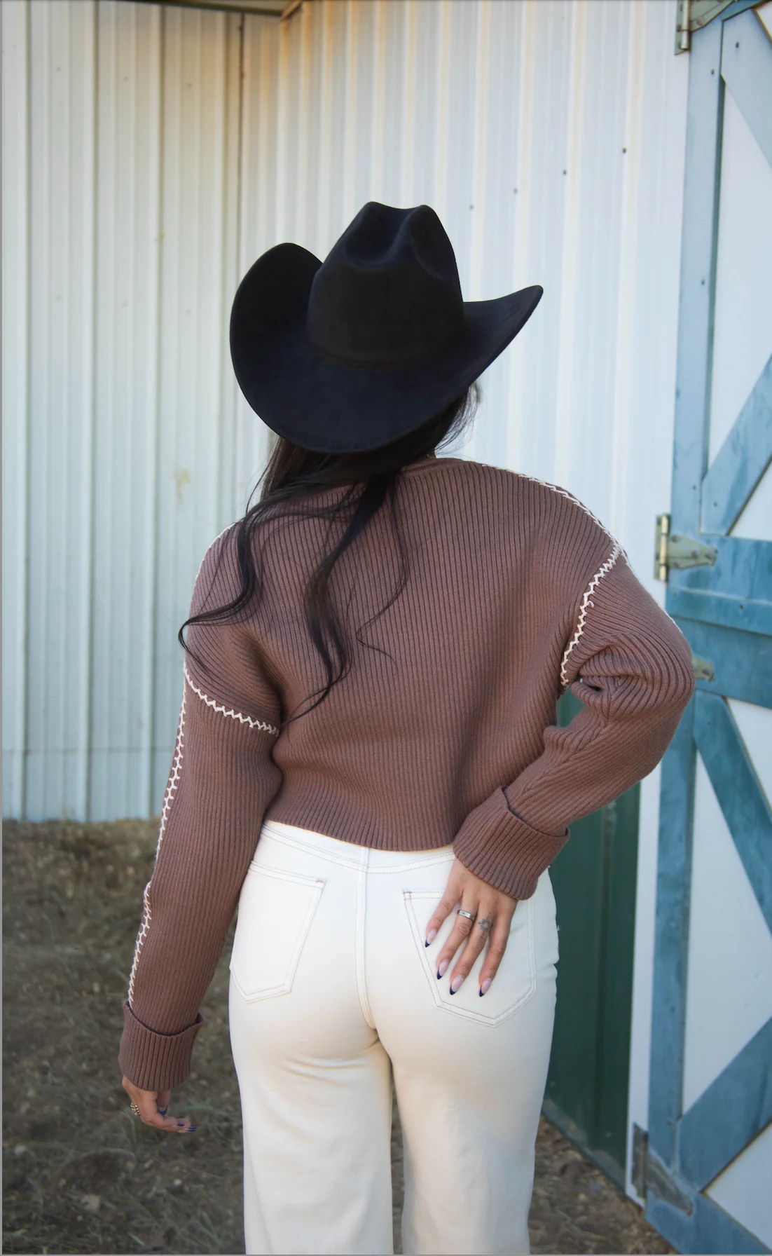 not how you hoped cropped sweater - Image 3