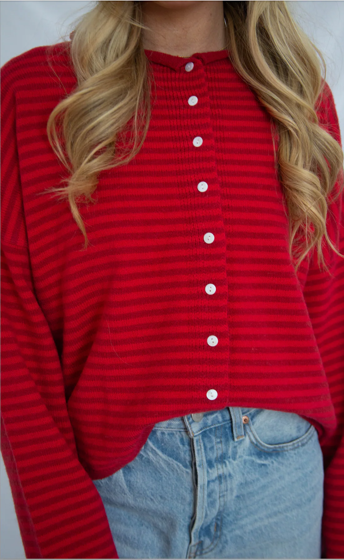 not over you cardigan - fuchsia - Image 2