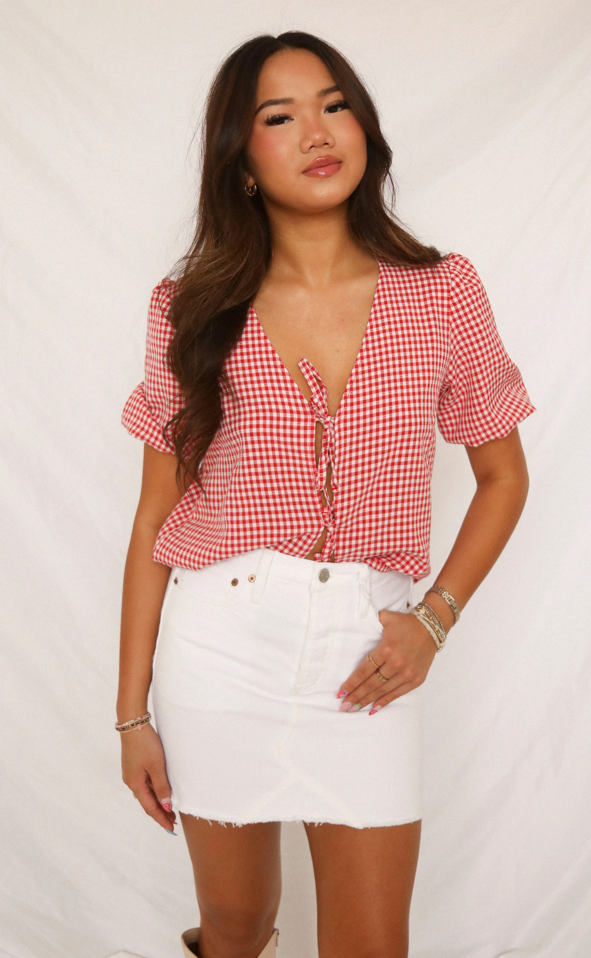 pistola: kat vintage skirt - luxe white - Image 2