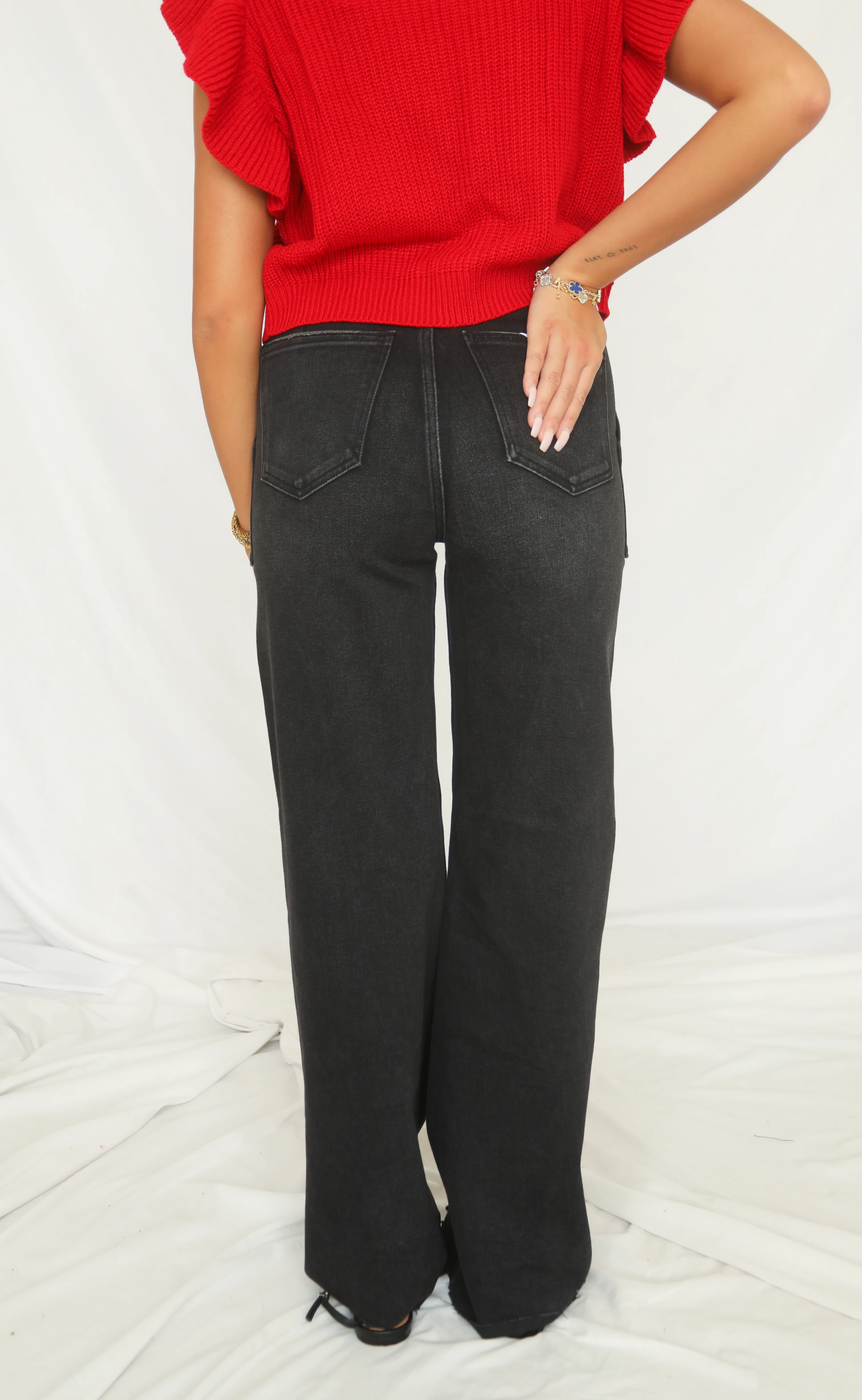 pistola: penny utility high rise wide leg jean - collins - Image 3