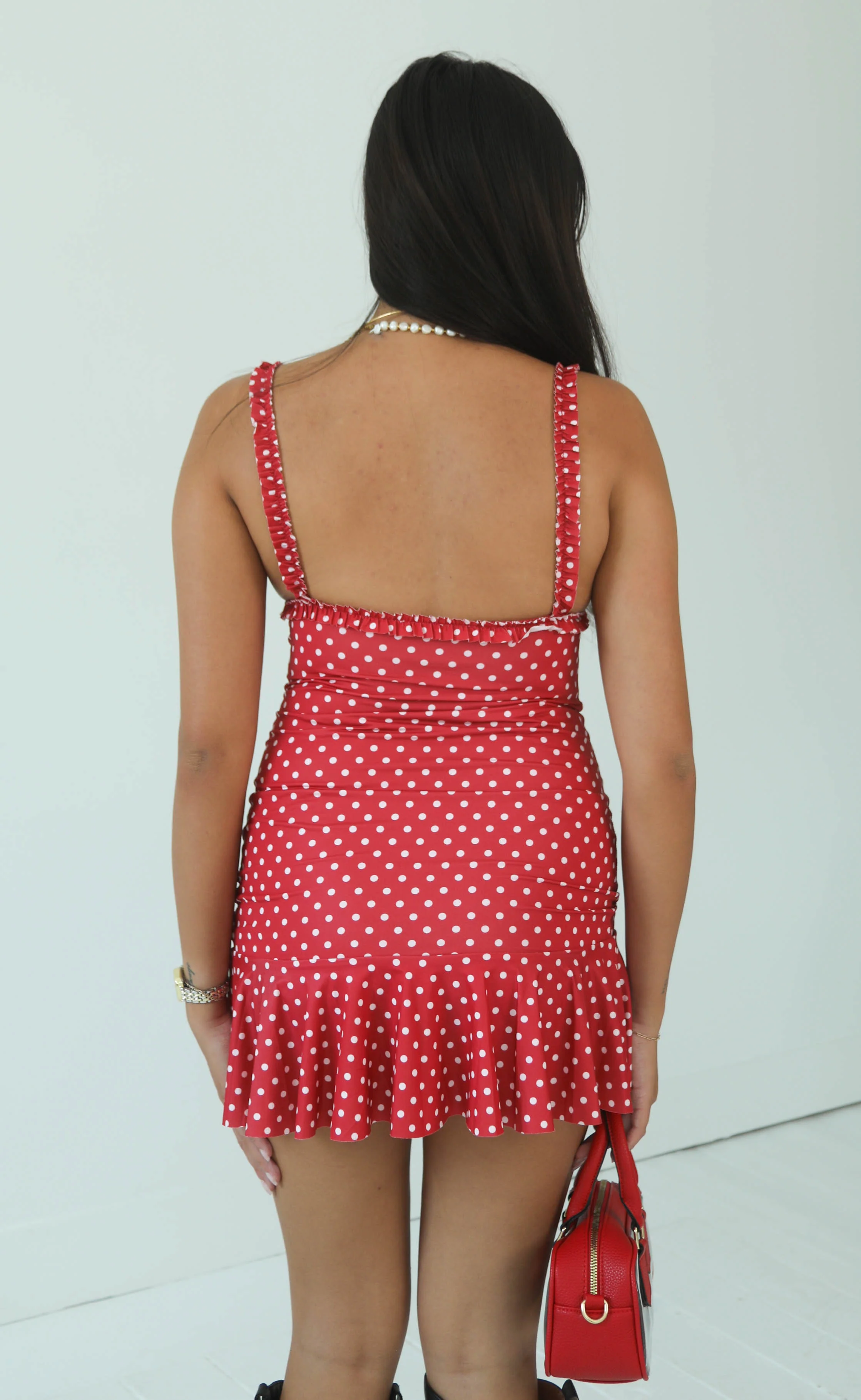 running in circles polka dot mini dress - Image 3