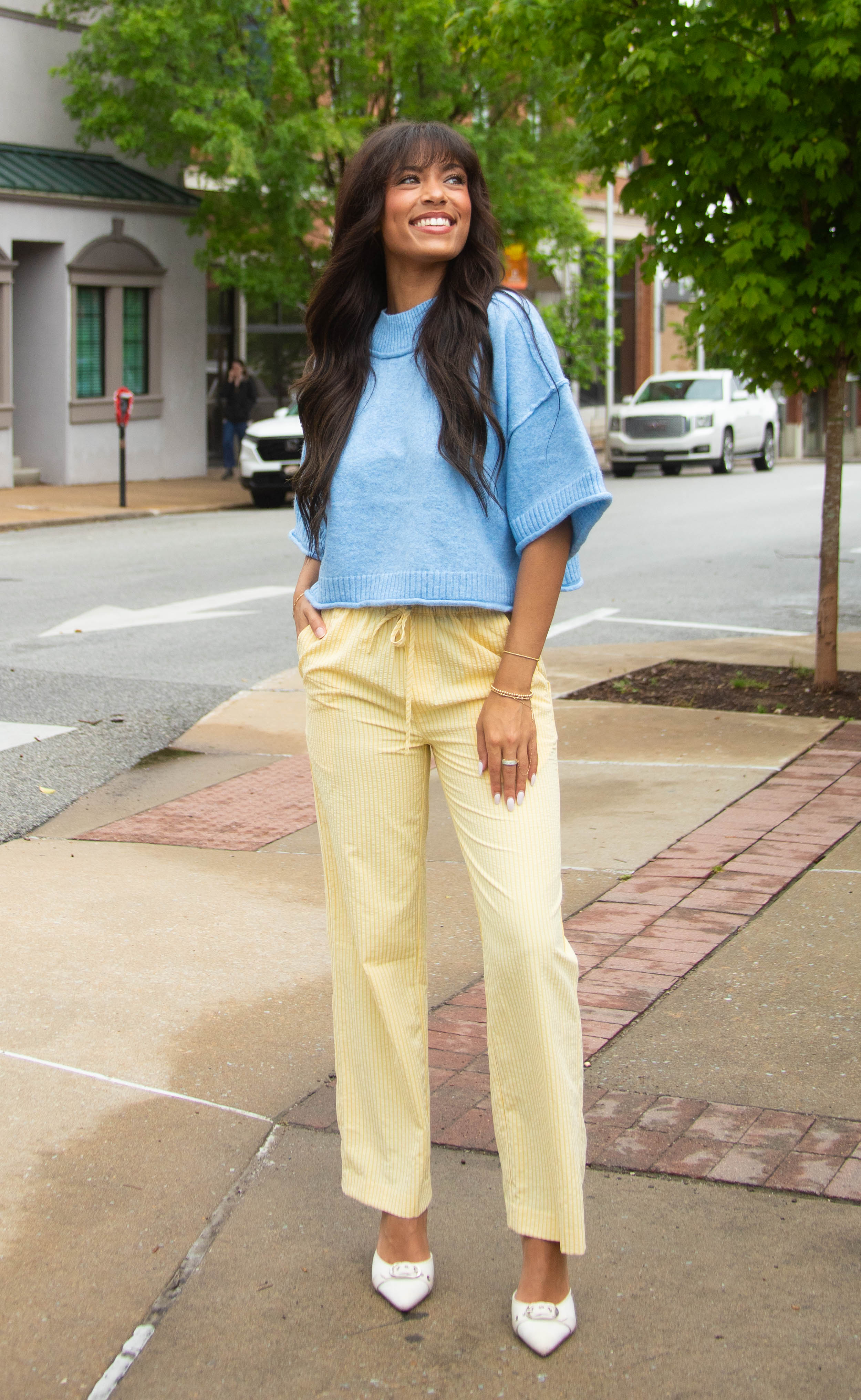 see it through striped pants - Image 2