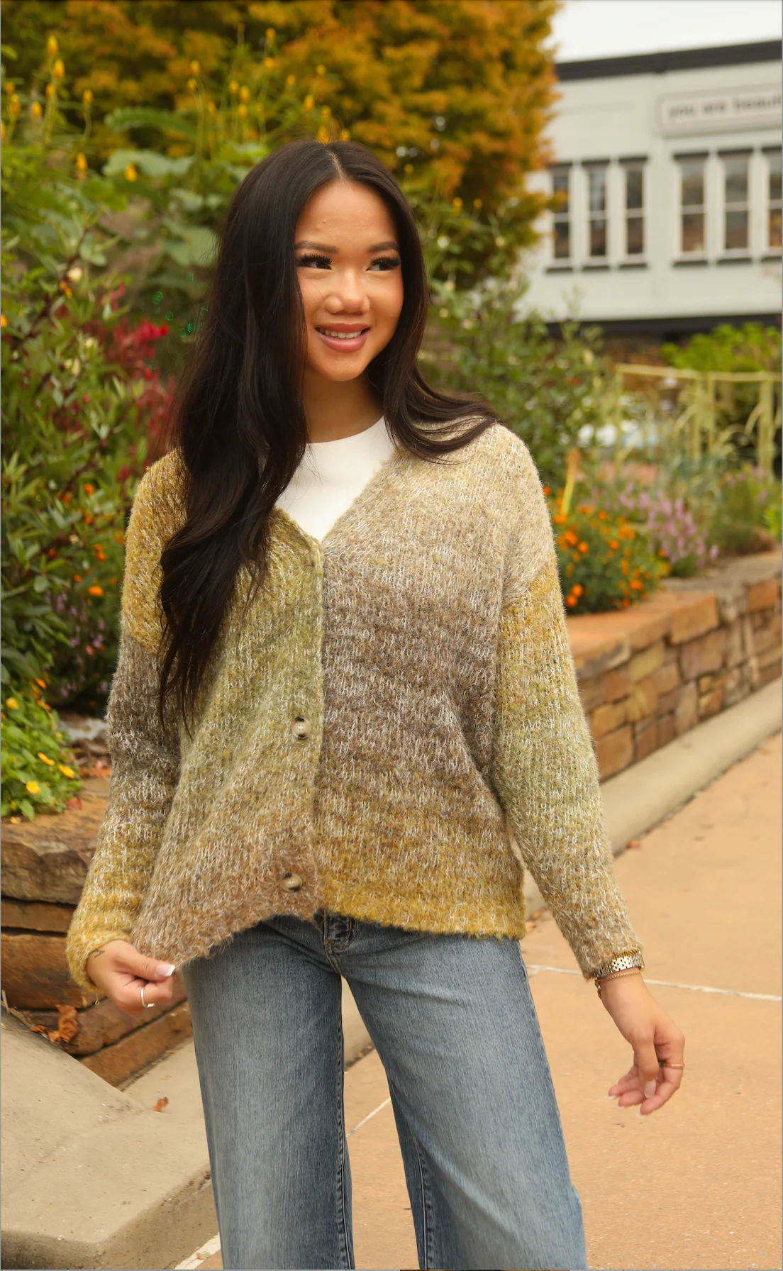 shades of fall cardigan - Image 2