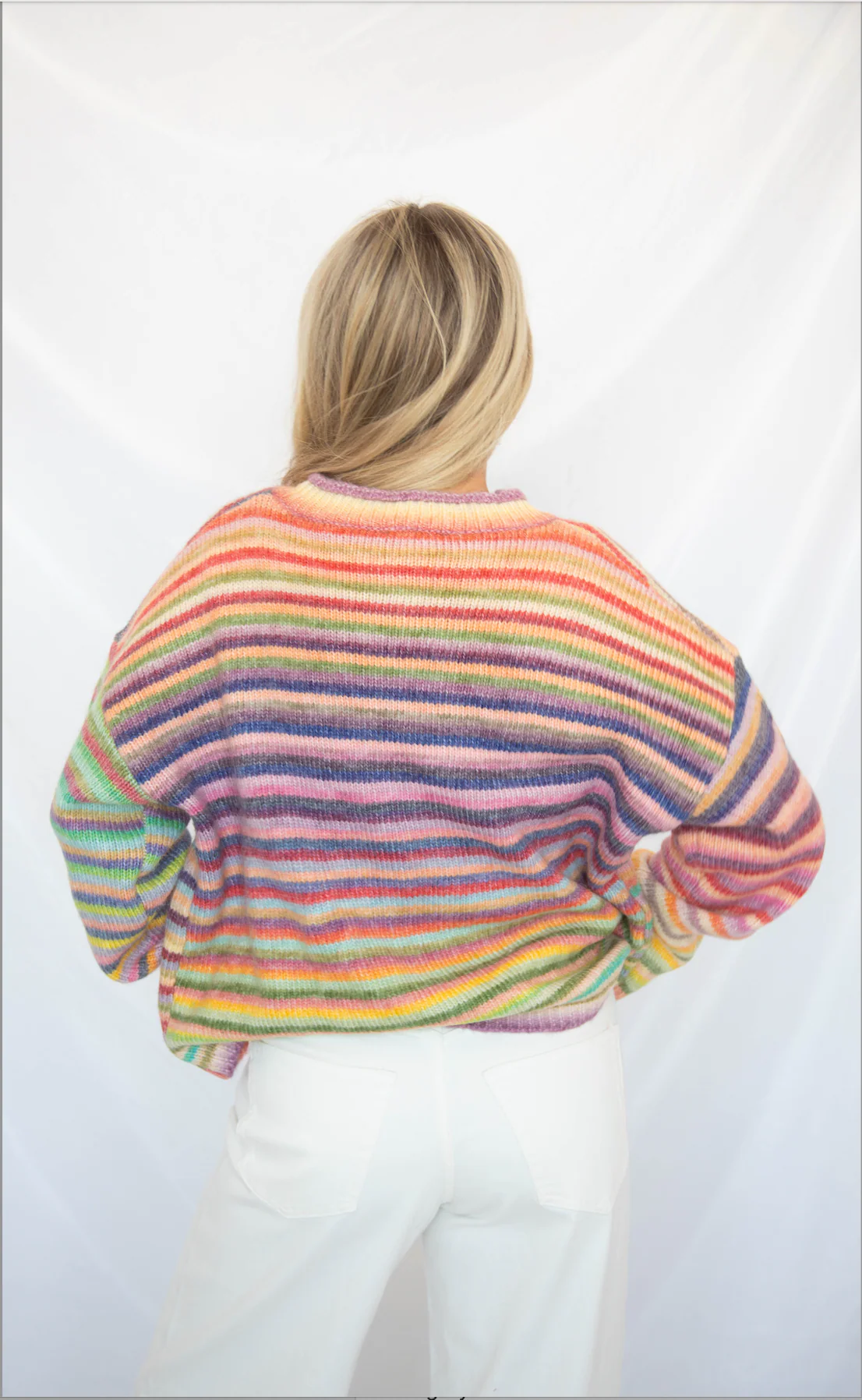she's a rainbow cardigan sweater - Image 3