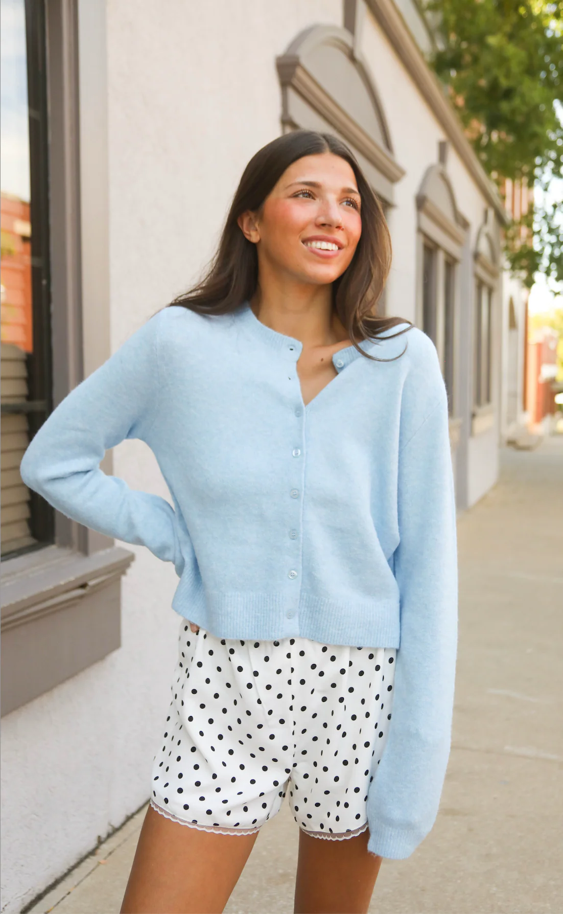 show me love polka dot shorts - Image 2