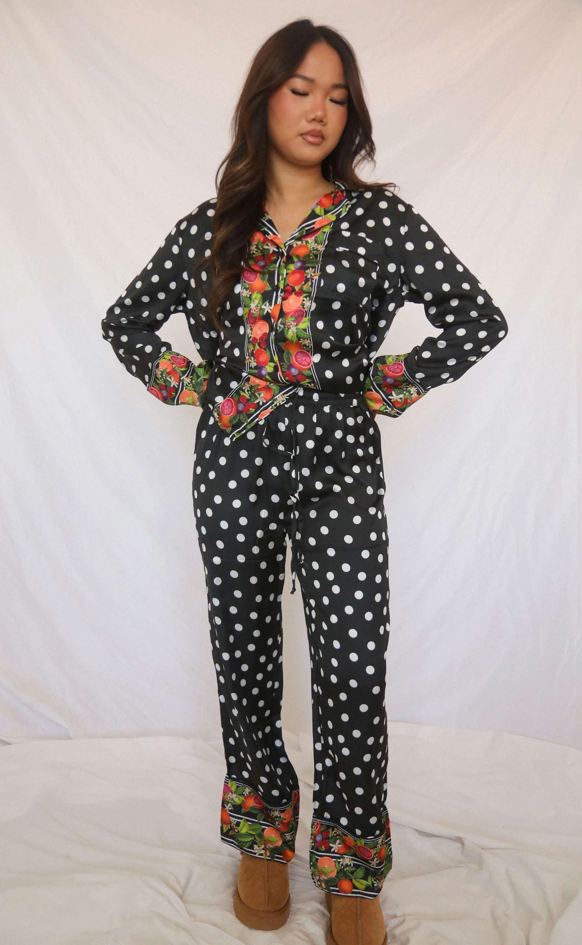 show me your mumu: classic pj set - tropical sangria - Image 3