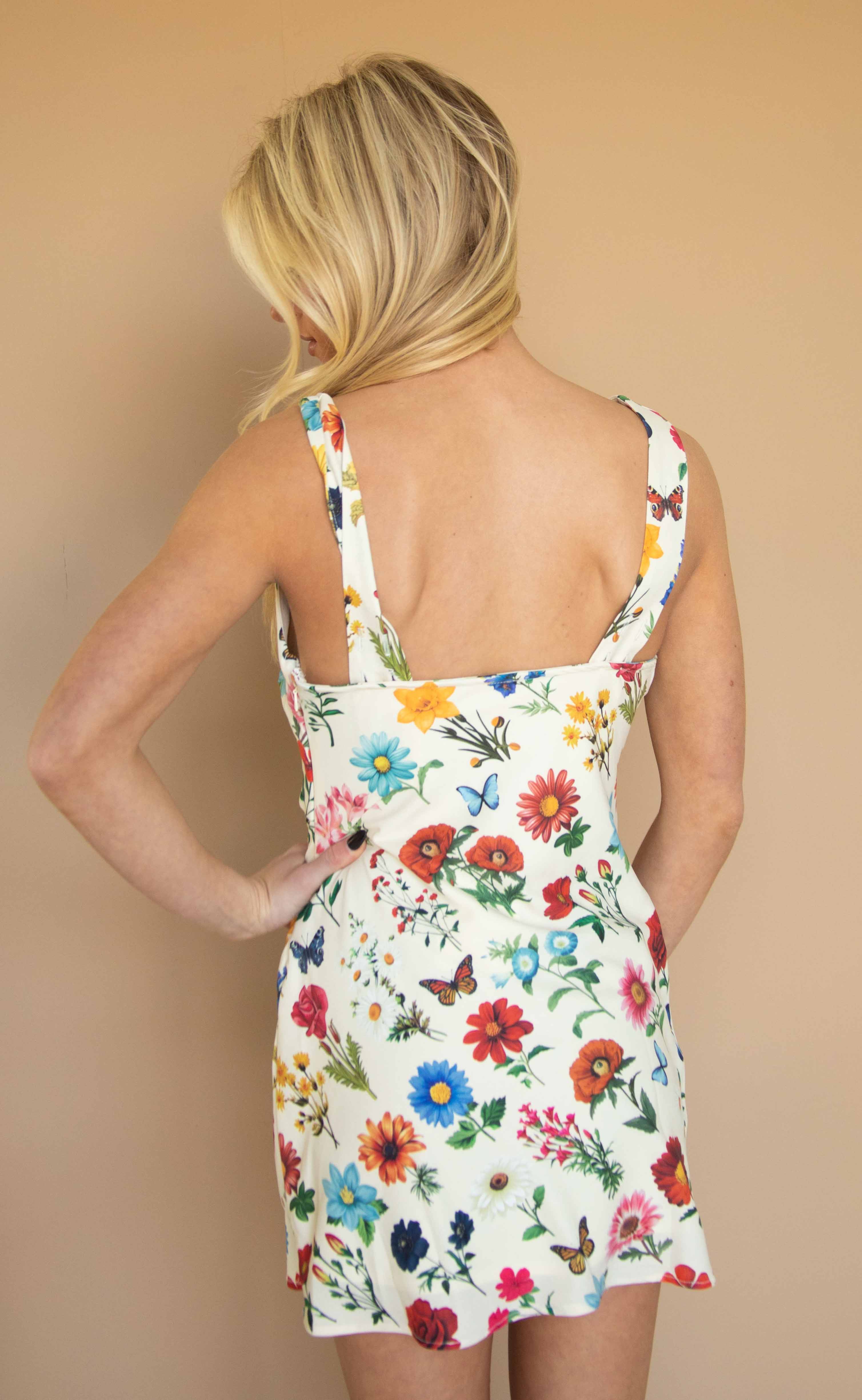 show me your mumu: emily mini dress - french floral - Image 3