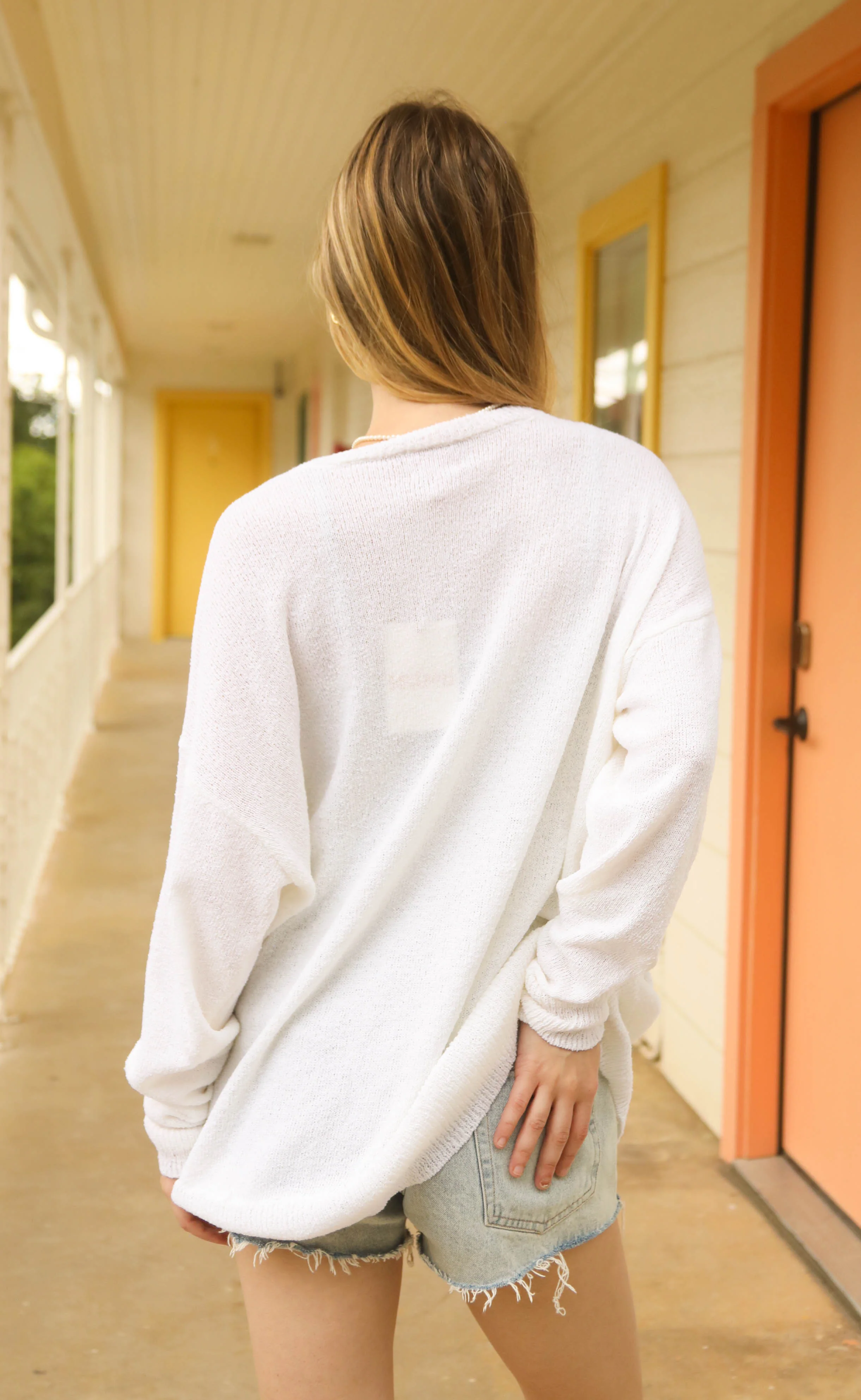 show me your mumu: woodsy sweater - lobster knit - Image 3