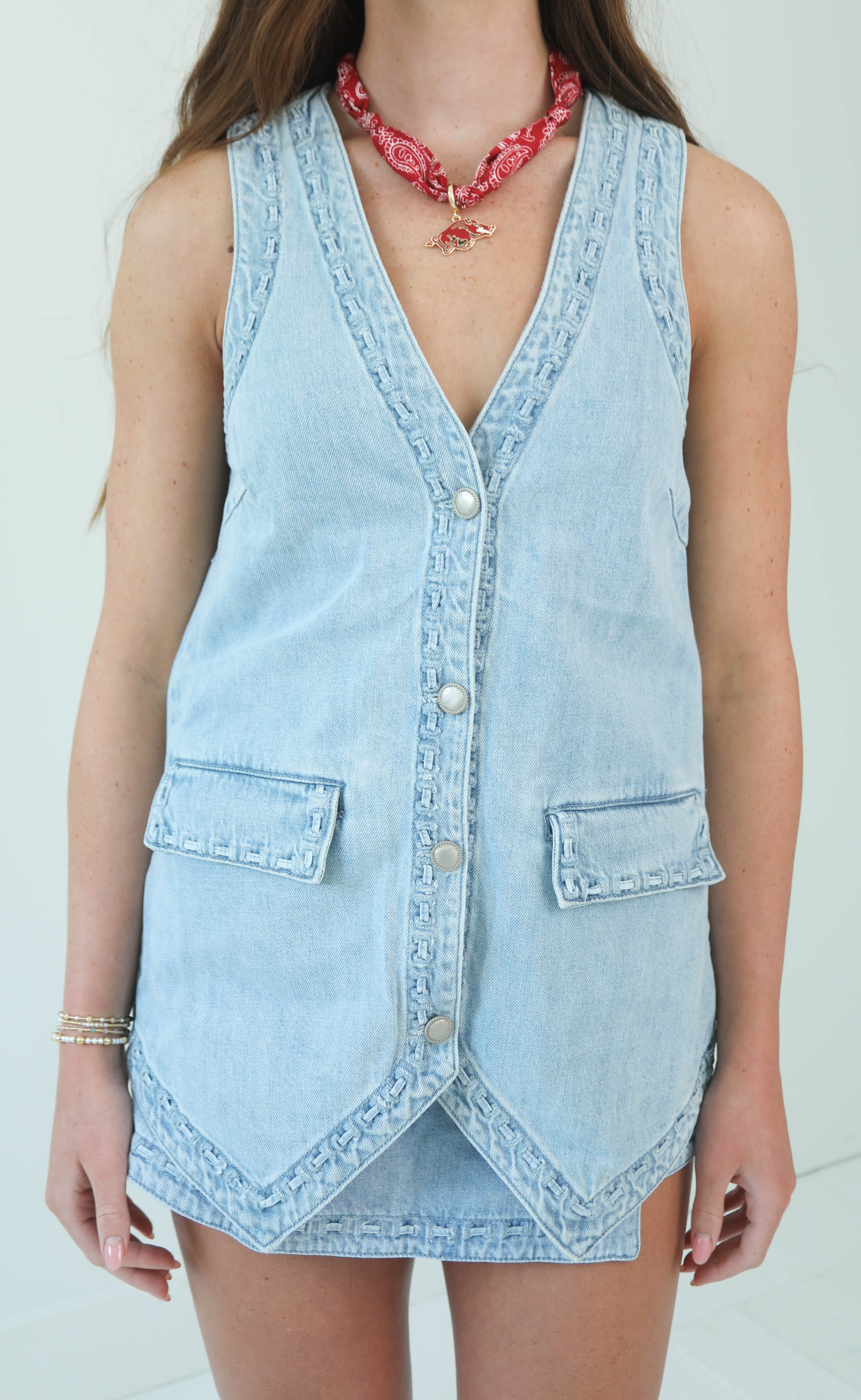 show me your mumu: wyatt vest - twister blue - Image 2