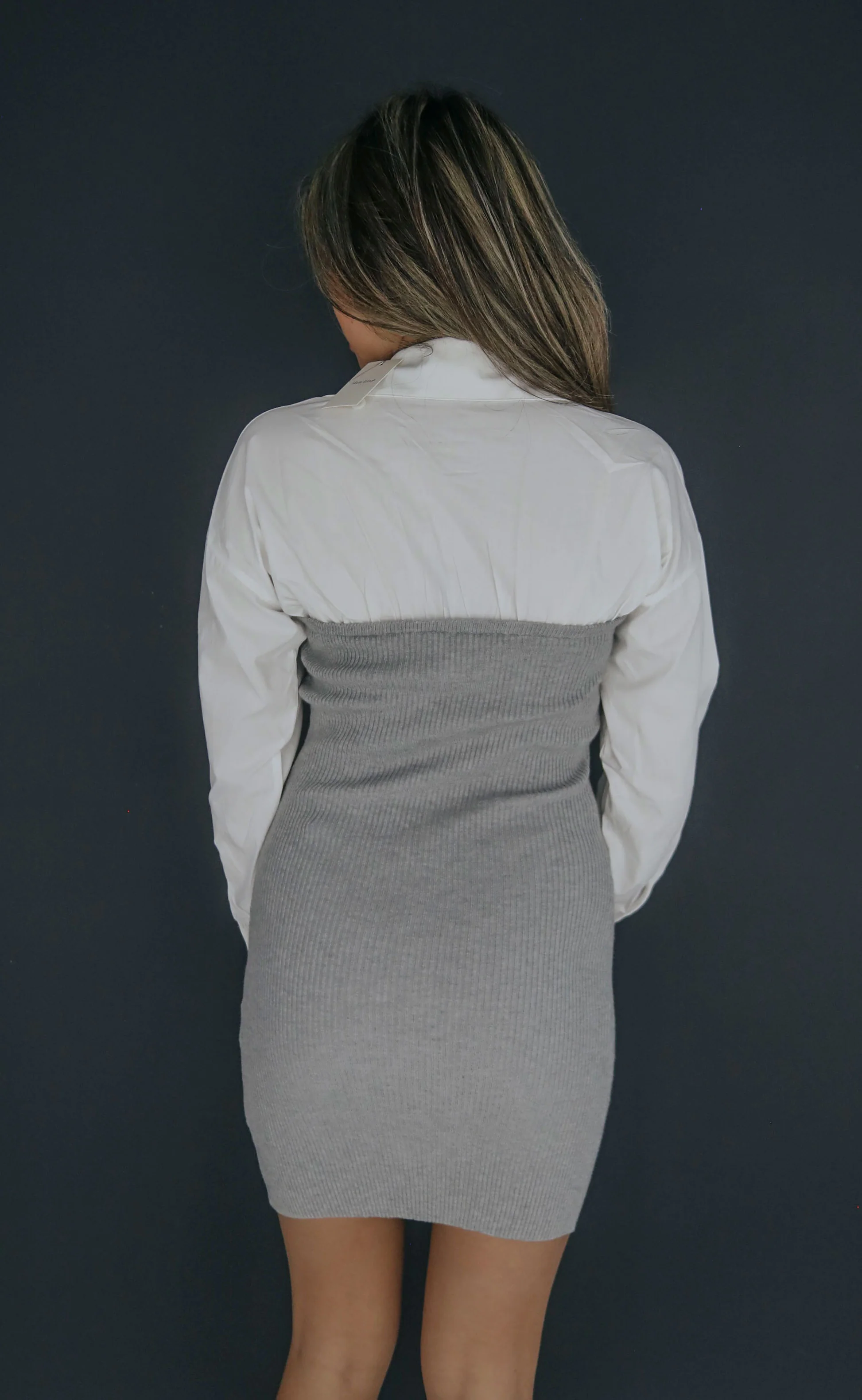 sign me up dress - grey - Image 3