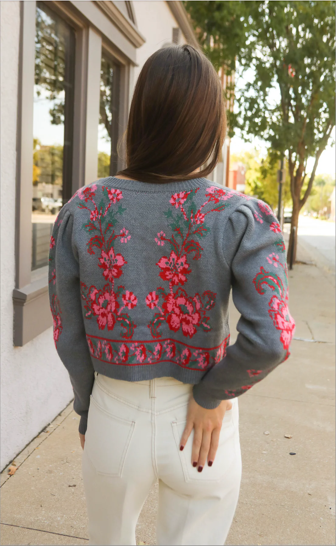 there she goes floral cardigan - Image 3