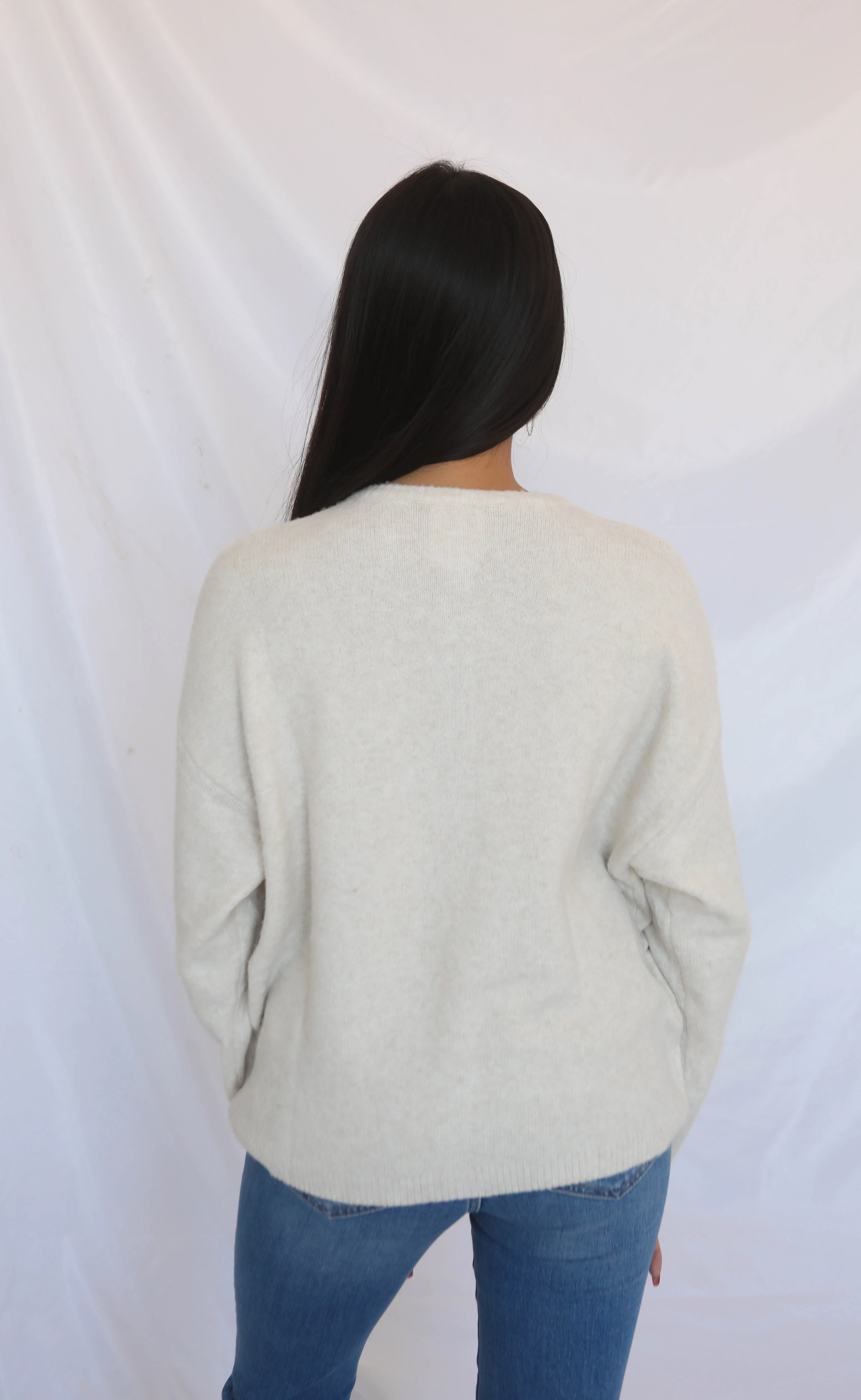 they want it all cardigan - ivory - Image 3