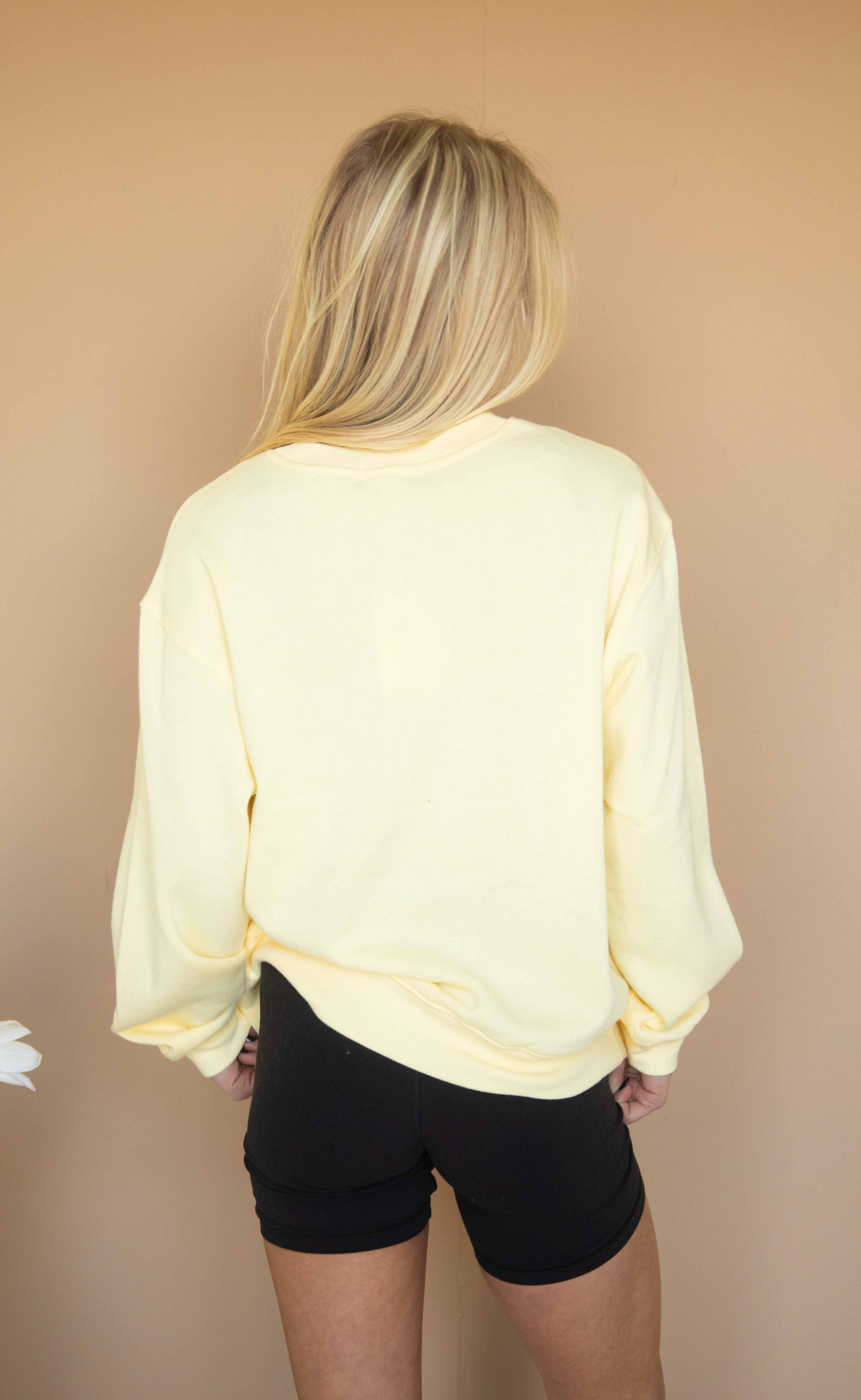 z supply: boyfriend sweatshirt - sunnyside - Image 3