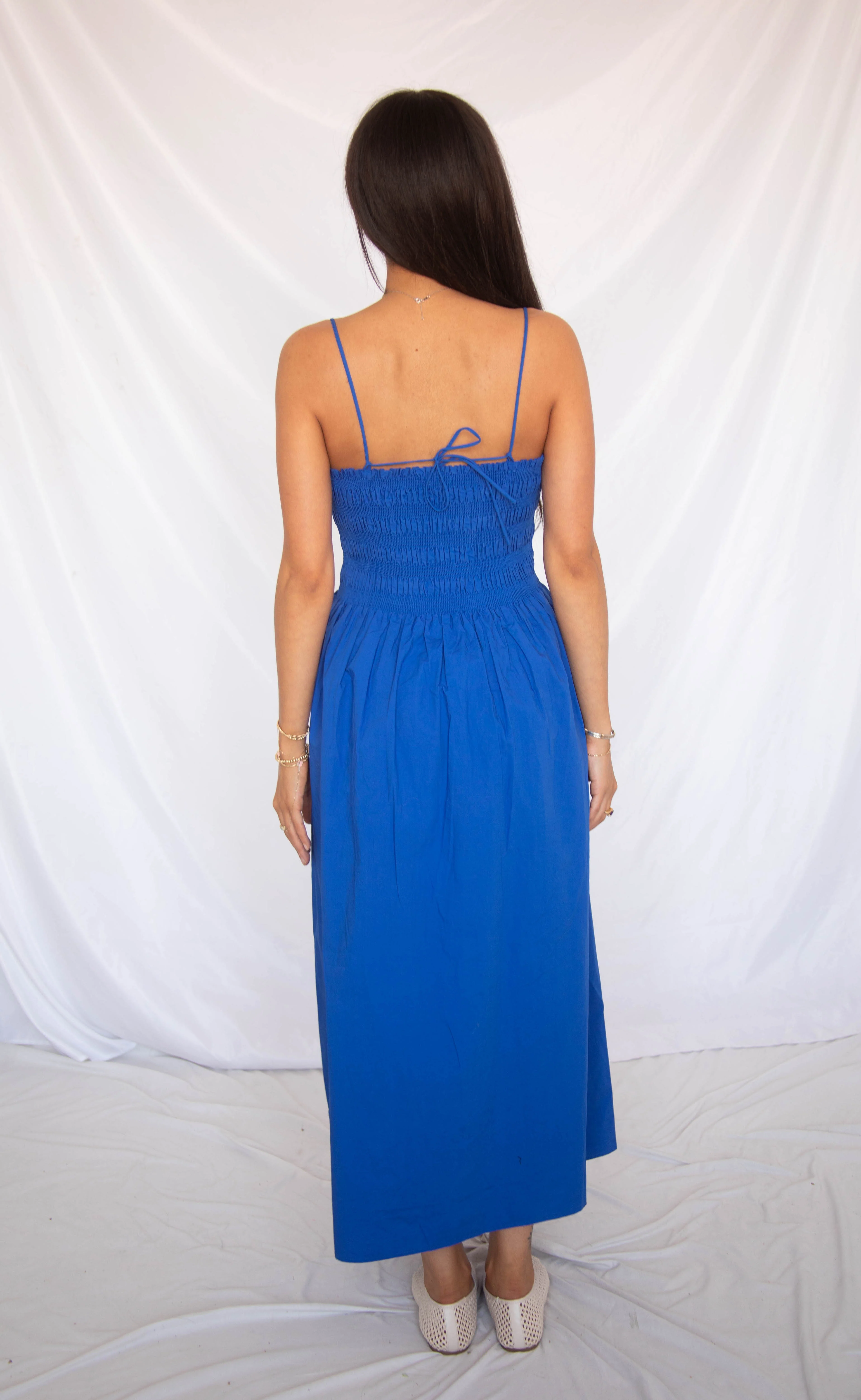z supply: cornelia poplin midi dress - nautical - Image 3