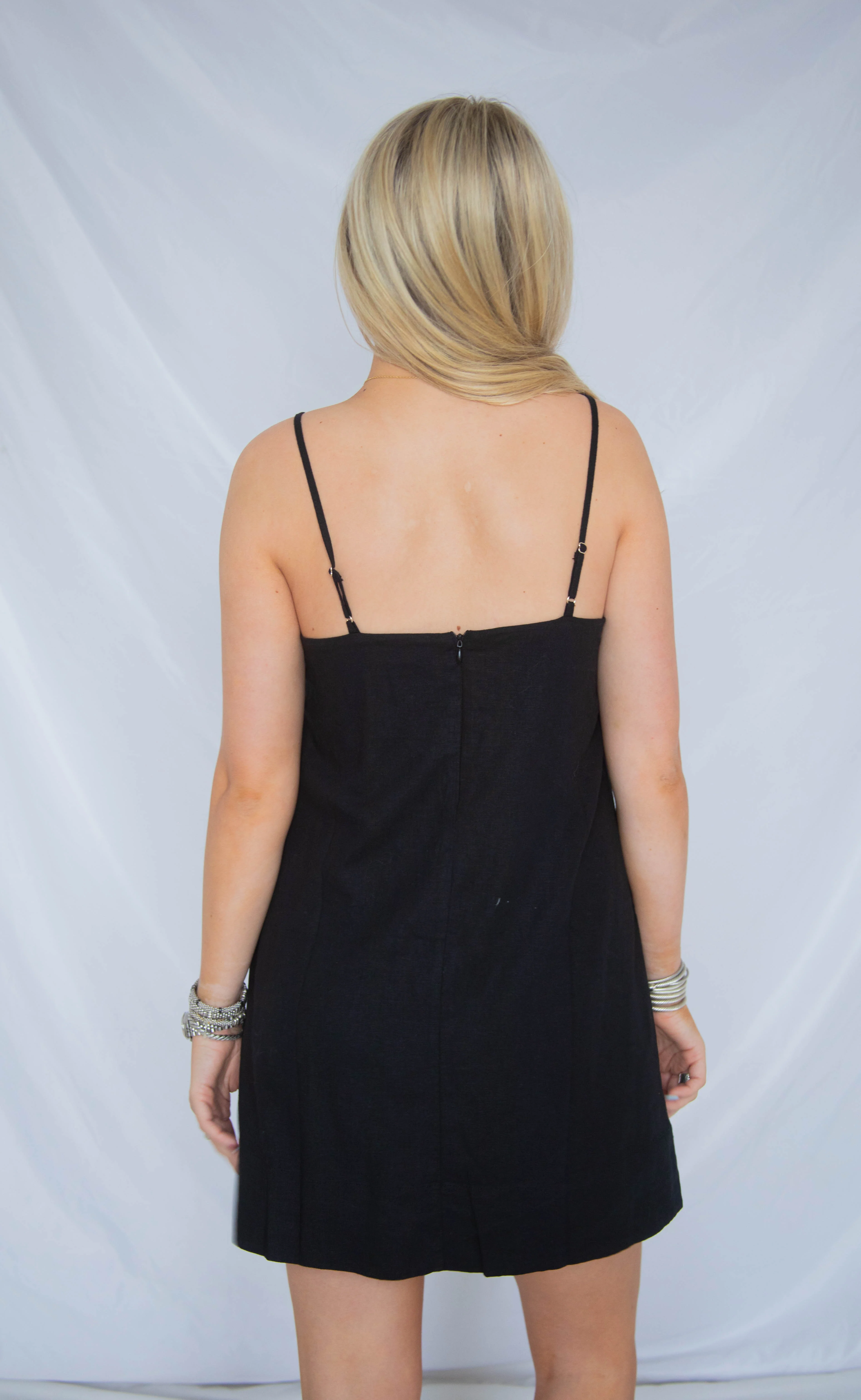 z supply: maude mini dress - black - Image 3