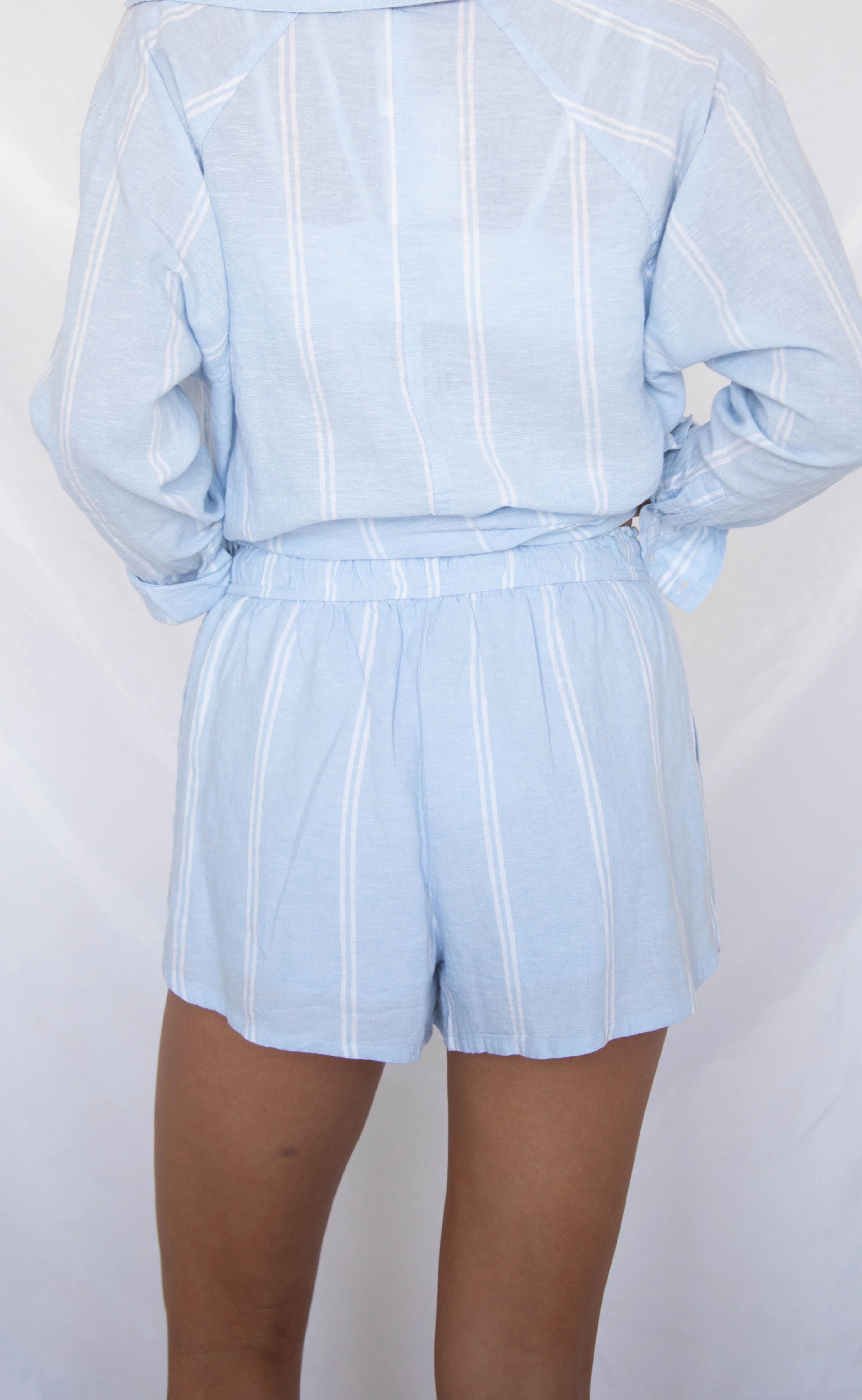 z supply: the perfect line short - blue - Image 3